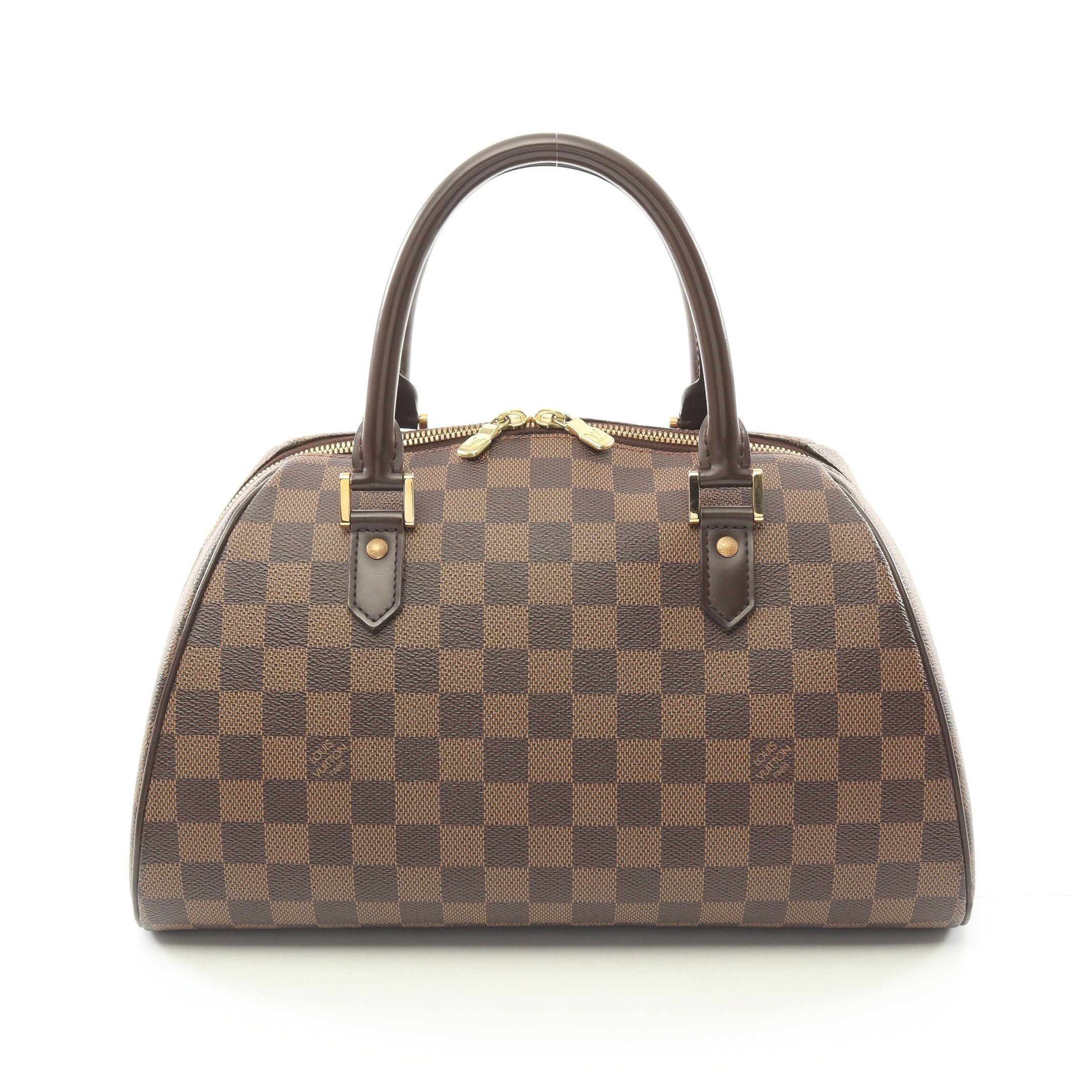 Louis Vuitton Louis Vuitton Rivera Mm Damier Ebene Handbag Leather Brown Size ONE SIZE - 1 Thumbnail