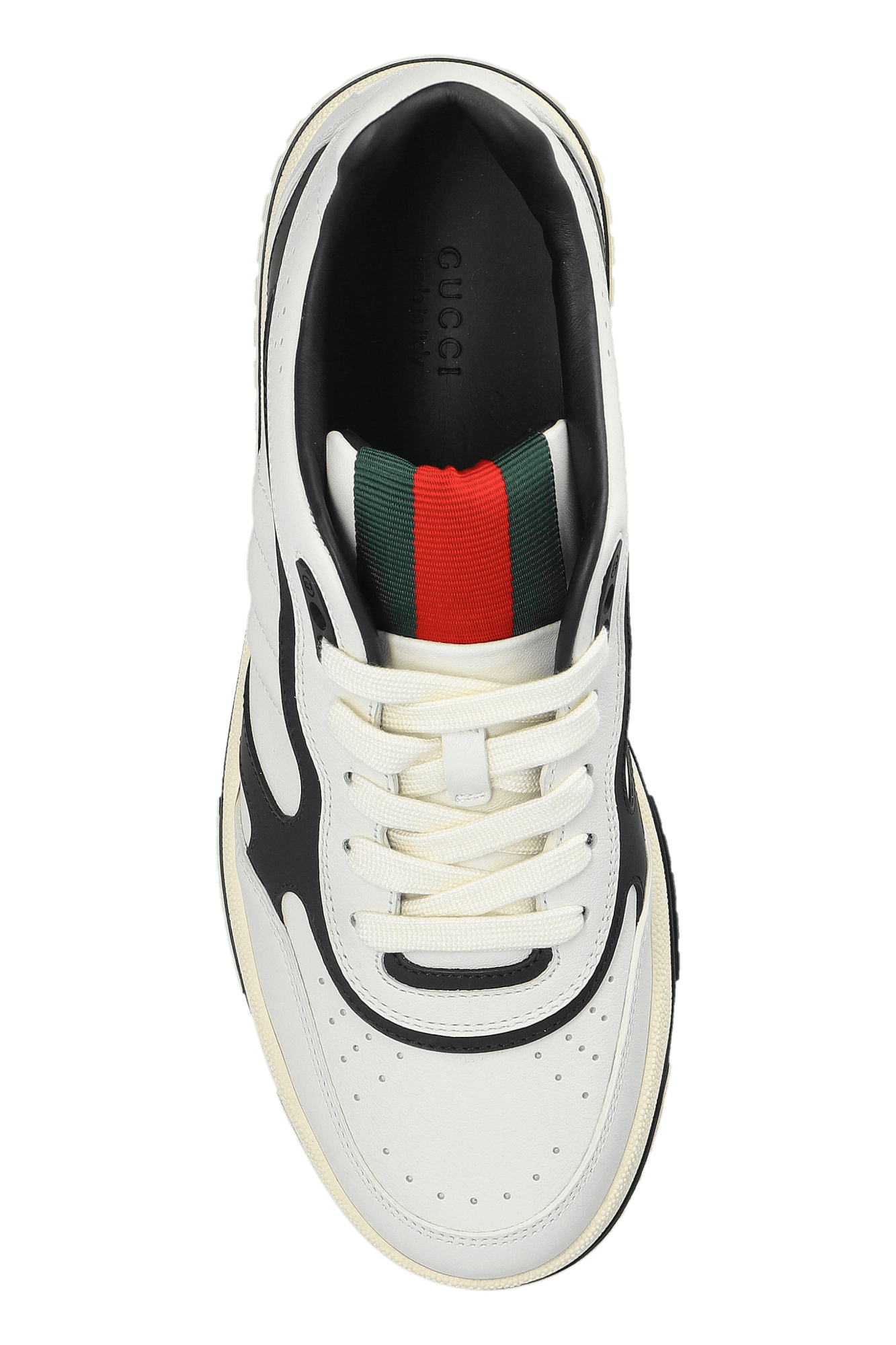 Gucci oc11z526 Women's Gucci Re-Web Sneakers in White Size US 4.5 / IT 34.5 - 3 Thumbnail