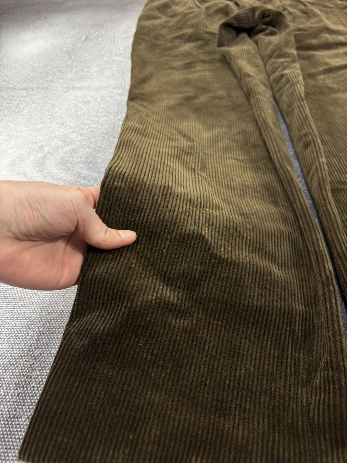 SCABAL Scabal Men’s Brown Cotton Blend Corduroy Pants Trousers Size US 34 / EU 50 - 4 Thumbnail