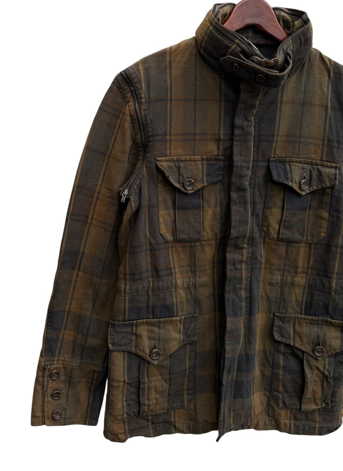 PPFM Ppfm Detachable Tartan Bondage Jacket Size US S / EU 44-46 / 1 - 6 Thumbnail