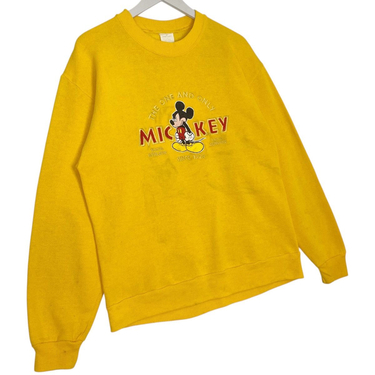 Vintage Vintage Disney Mickey Mouse Crewneck Sweatshirt Yellow SizeM Size US M / EU 48-50 / 2 - 3 Thumbnail