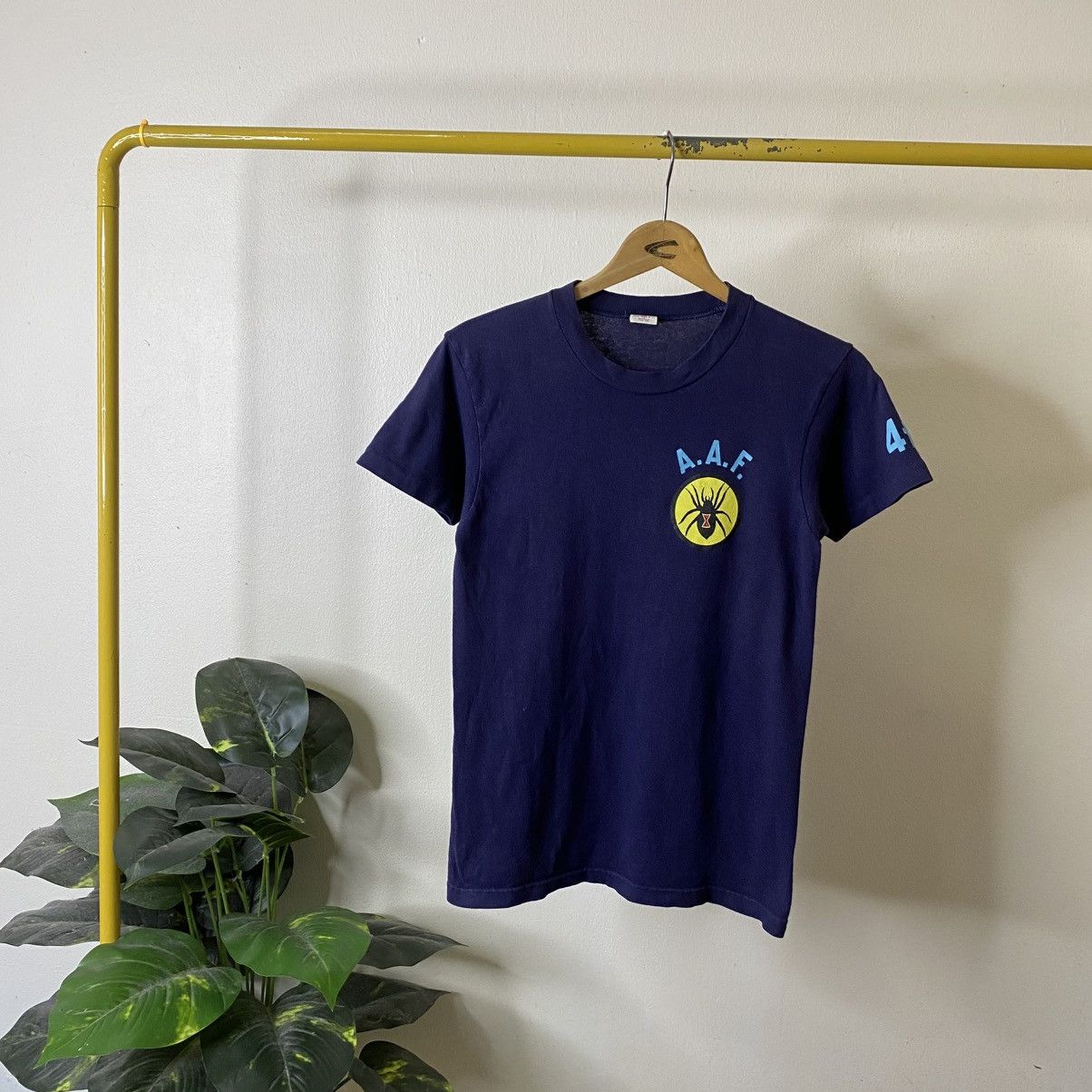 The Real McCoy's Vintage 90s Real Mccoys USAAF AAF War Spider T Shirt Size US XS / EU 42 / 0 - 1 Thumbnail