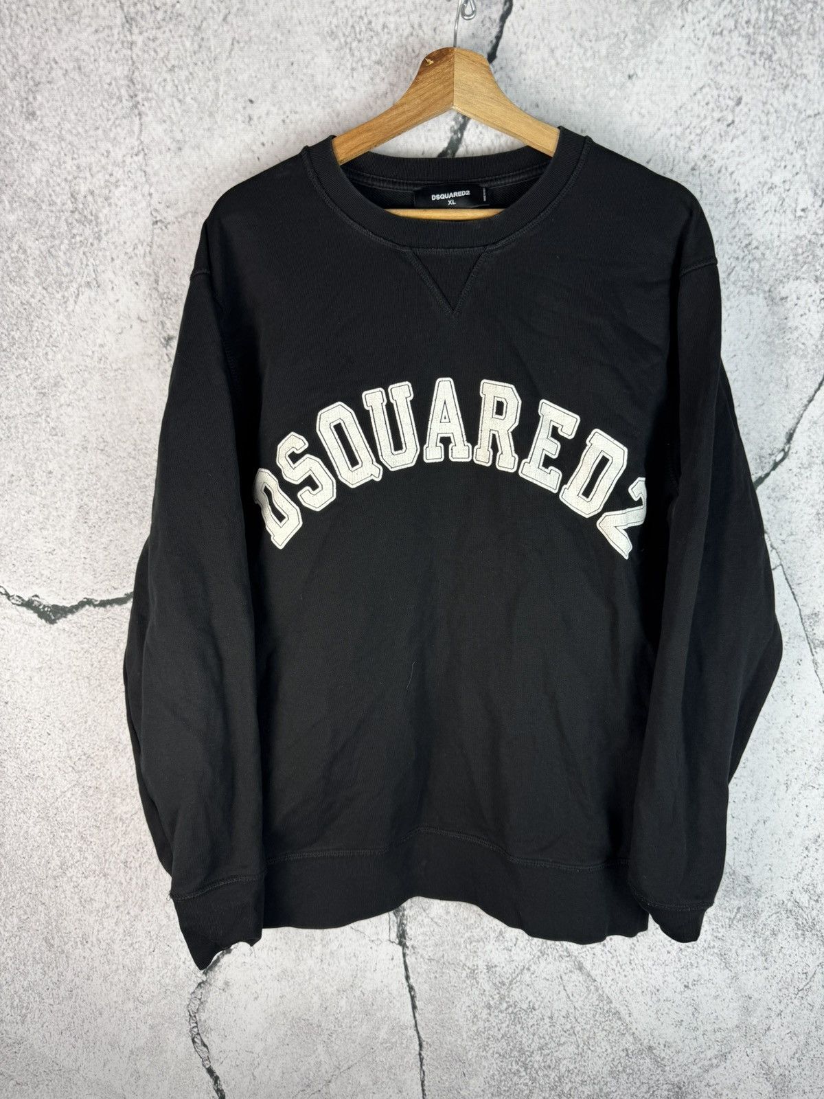 Dsquared2 Mens Dsquared2 Sweatshirt big logo luxury Size US XL / EU 56 / 4 - 1 Thumbnail
