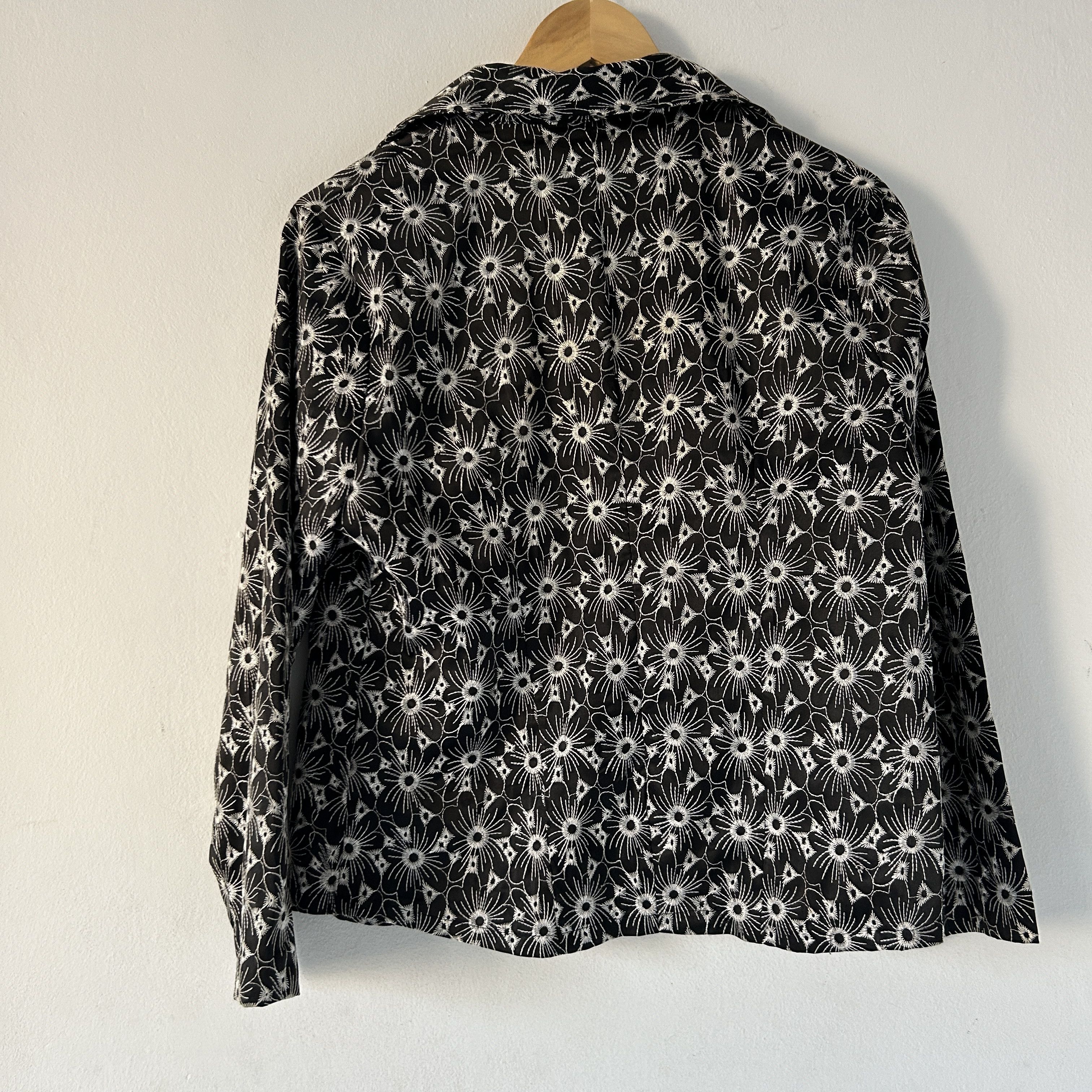 Vintage Vintage y2k embroidered flower zipper jacket Size M / US 6-8 / IT 42-44 - 8 Thumbnail