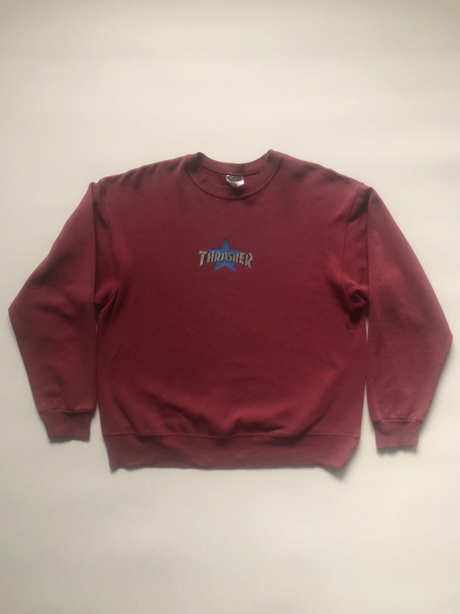 トップス 90s THRASHER vintage sweat usa Vintage 90s Thrasher Skate Sweatshirt