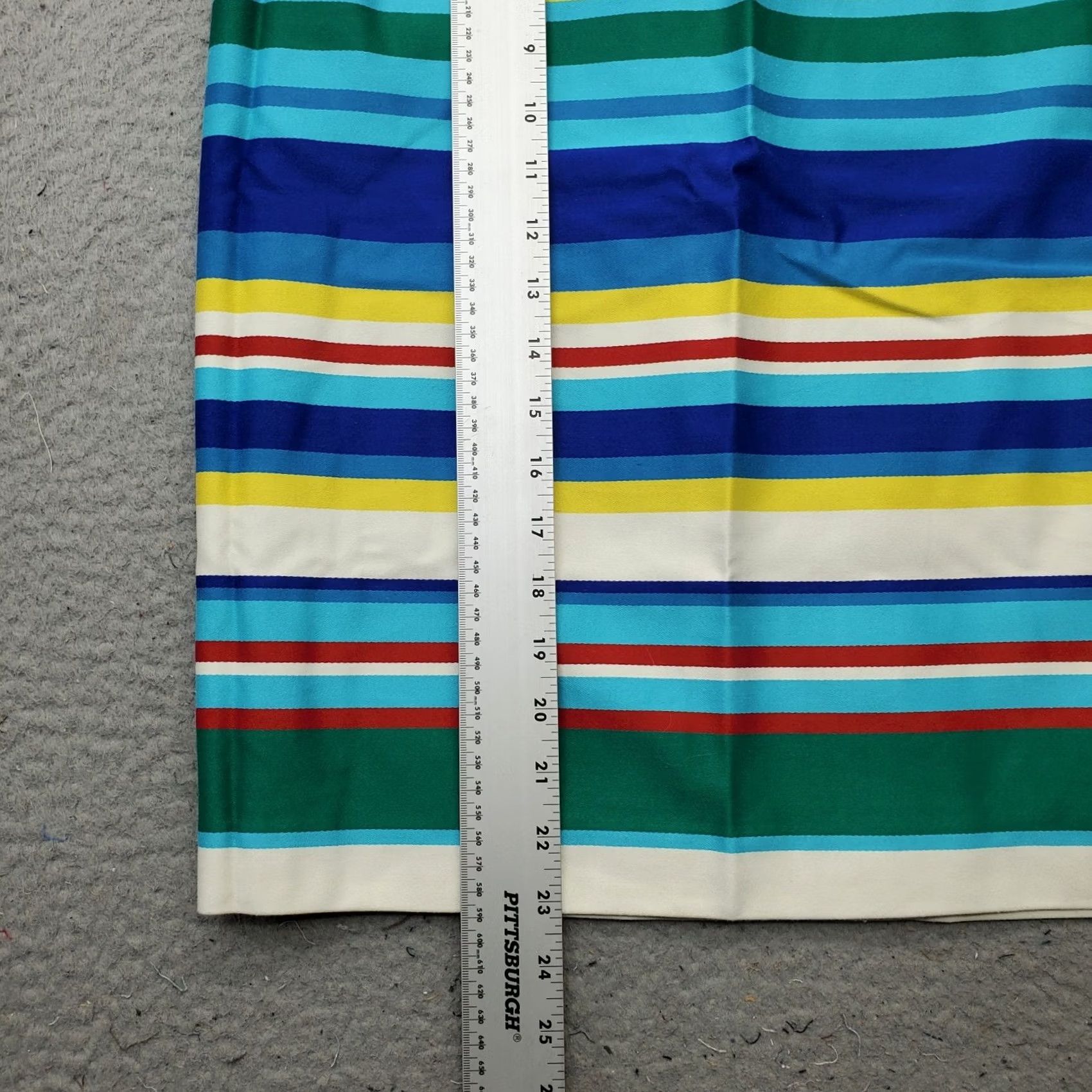Talbots Talbots Women 4 Striped Straight & Pencil Skirt Lightweight Lined Back Zip Size 4 Multicolor Swing Casual Formal Party/Cocktail NWT Size 27" / US 4 / IT 40 - 3 Thumbnail