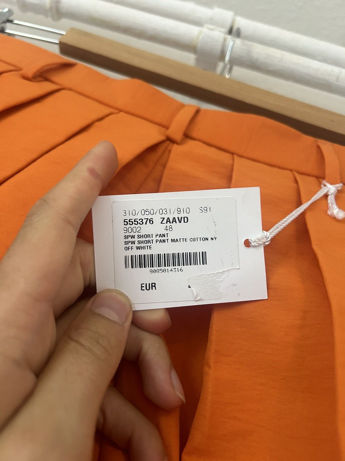 Gucci Three Little Pigs Embroidered Orange Pleated Skirt Shorts Size US 32 / EU 48 - 6 Thumbnail