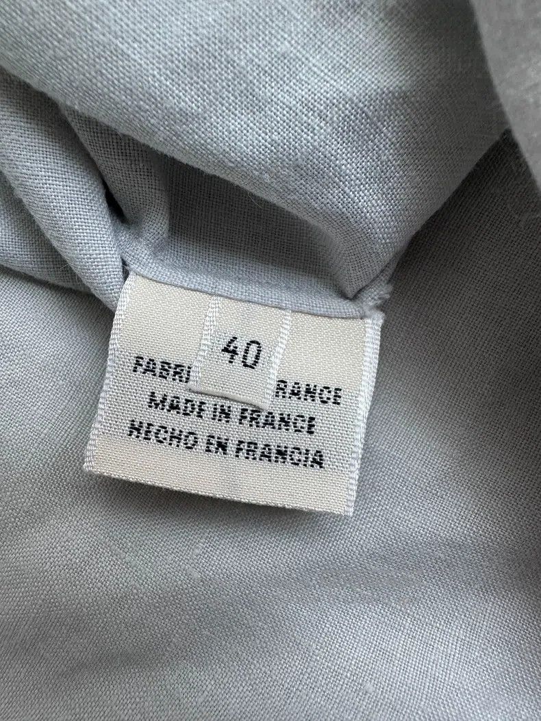 Hermes Hermes Margiela Era V-neck Linen Shirt Size S / US 4 / IT 40 - 4 Thumbnail