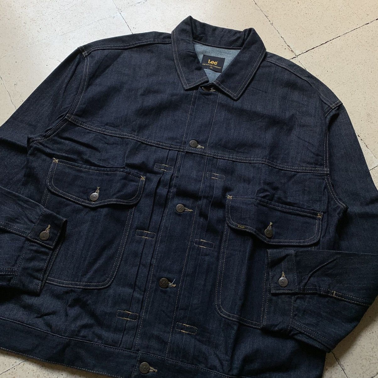 Lee 2000s Lee Denim Jacket Type 2 Big Pocket Ifsix Lgb Style Size US XL / EU 56 / 4 - 4 Thumbnail