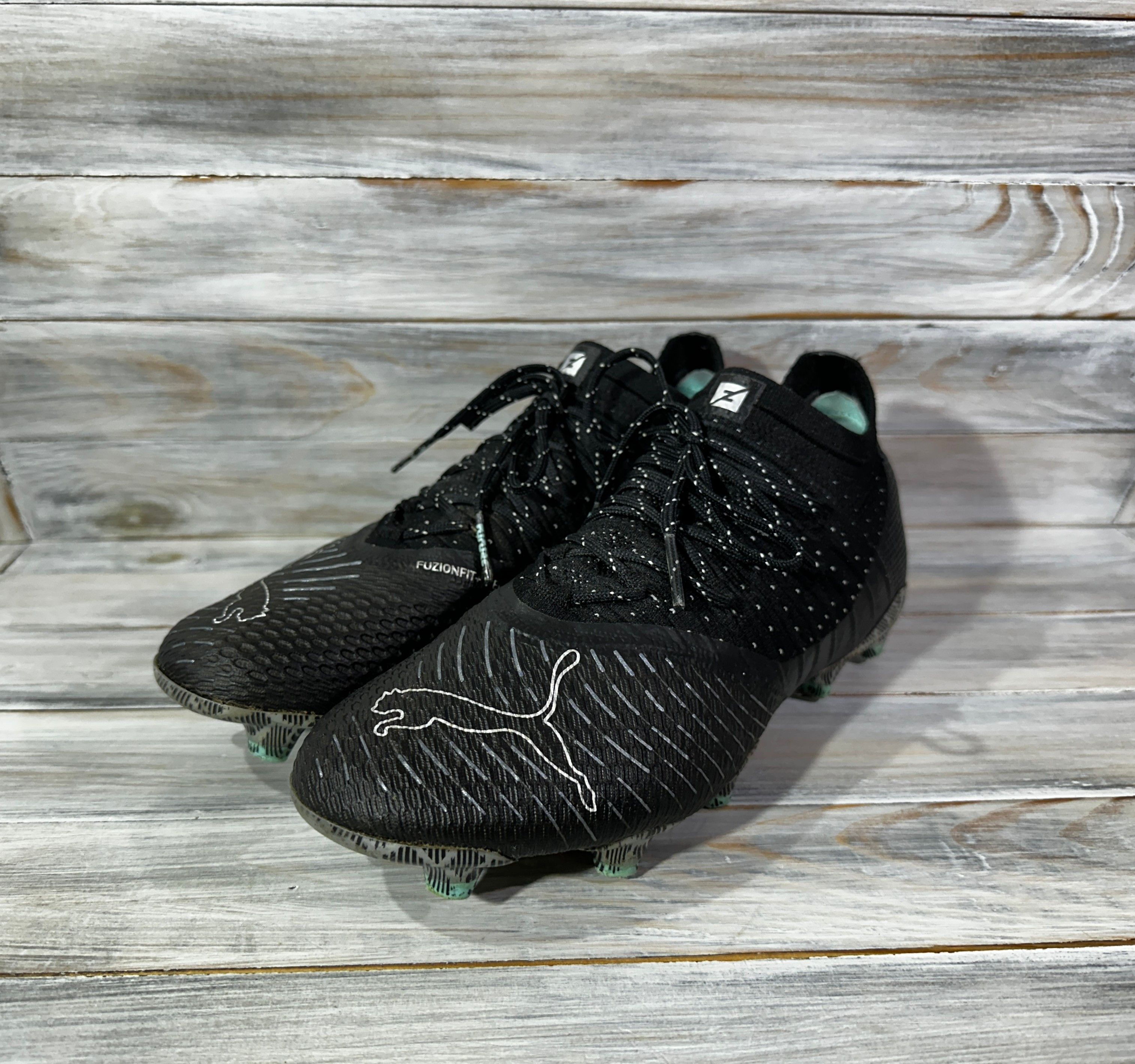 Puma Puma Future 1.4 fg/ag Eclipse Football Black Cleats Boots Size US 7.5 / EU 40-41 - 4 Thumbnail