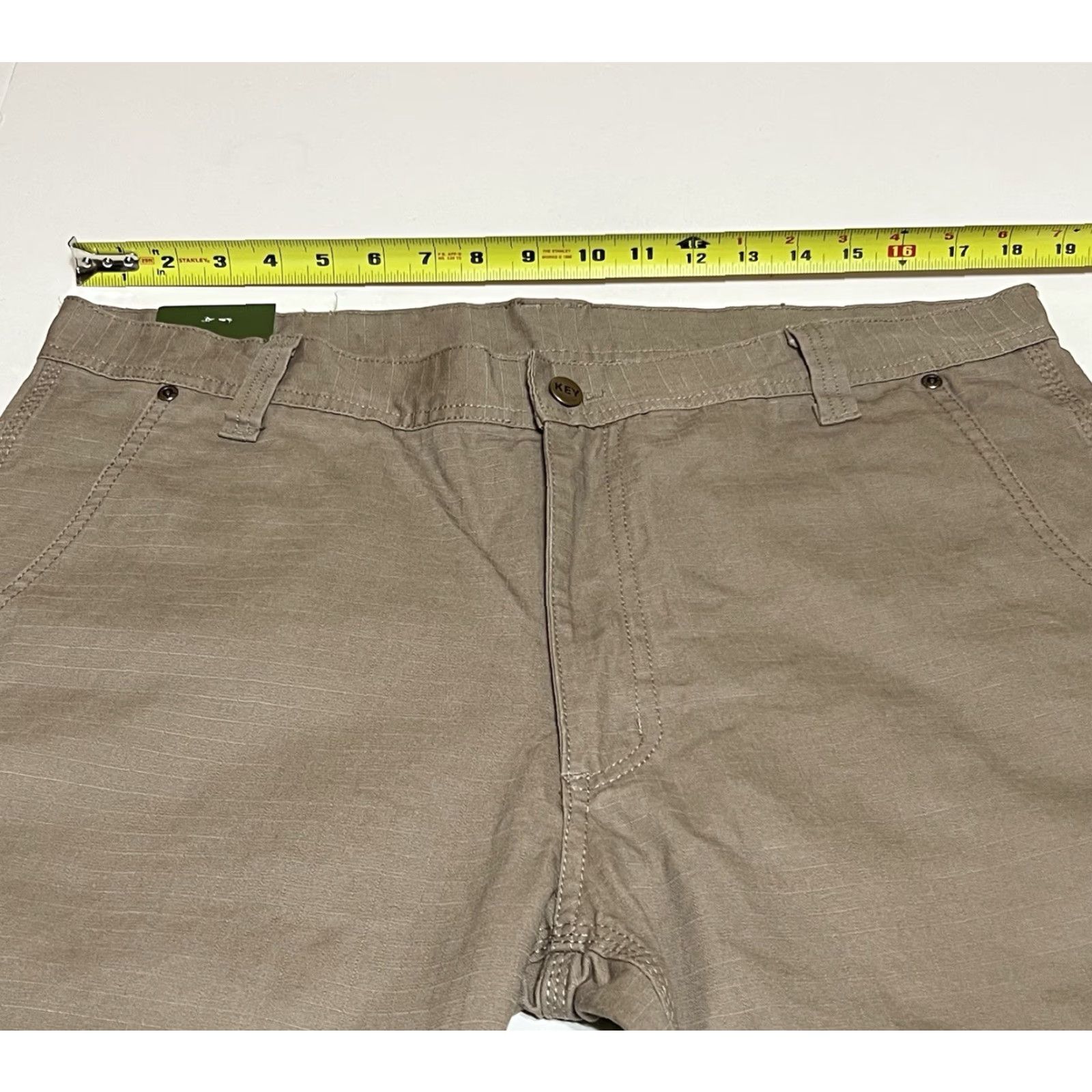 Vintage Key Ripstop Foreman Work Pants Mens 36x32 Brown Relaxed Fit Pants Size US 36 / EU 52 - 3 Thumbnail