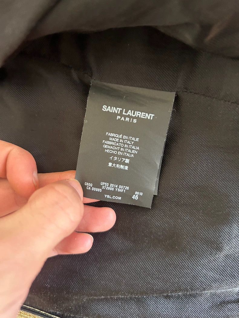 Saint Laurent Paris Saint Laurent Paris 15ss gold wire palace buffalo leather j Size US S / EU 44-46 / 1 - 9 Thumbnail