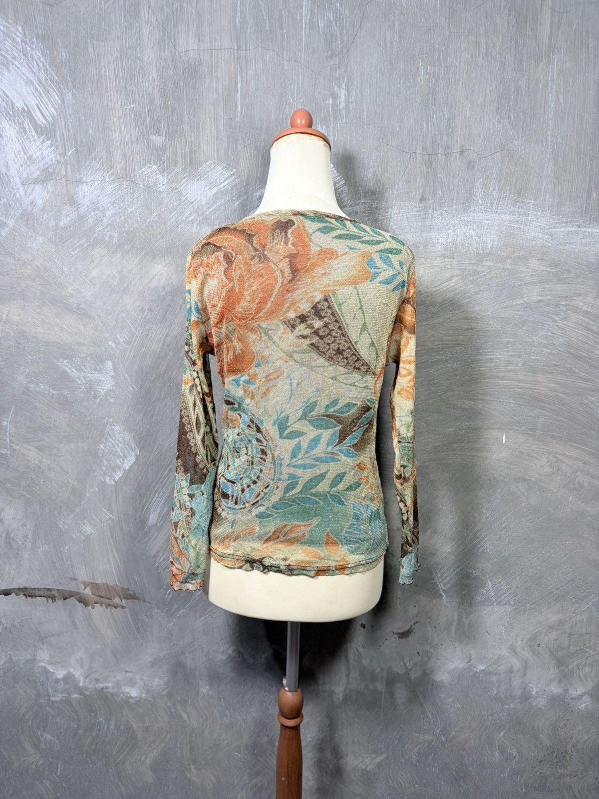 Japanese Brand Y2K Unknown Japanese Mesh Women Tops Size S / US 4 / IT 40 - 5 Thumbnail