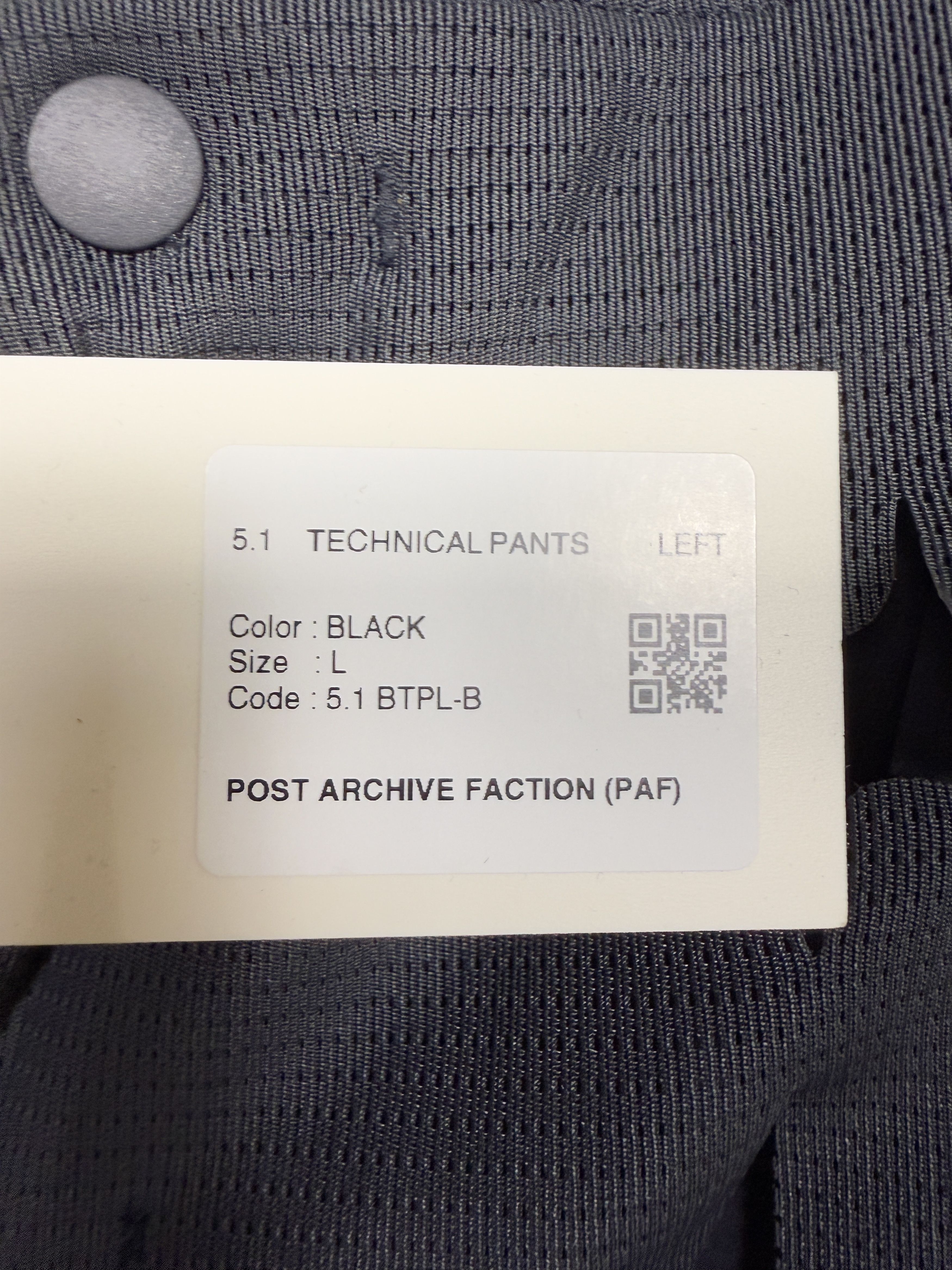 POST ARCHIVE FACTION (PAF) $1580 Post Archive Faction 5.1 Technical Pants Left paf Size US 36 / EU 52 - 9 Thumbnail