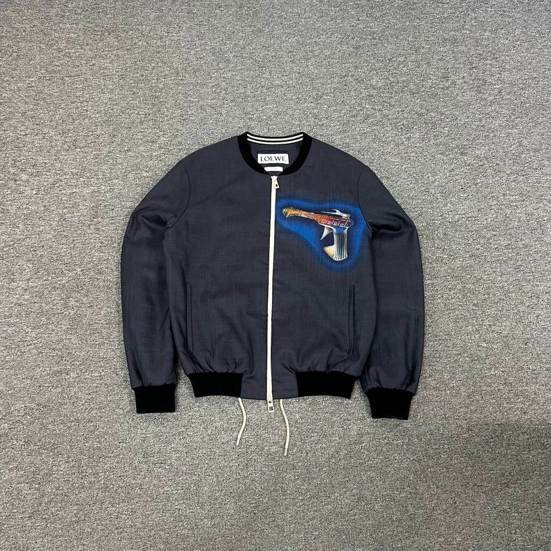 Loewe LOEWE size44 Rocket pattern print zipper baseball jacket Size US S / EU 44-46 / 1 - 1 Thumbnail