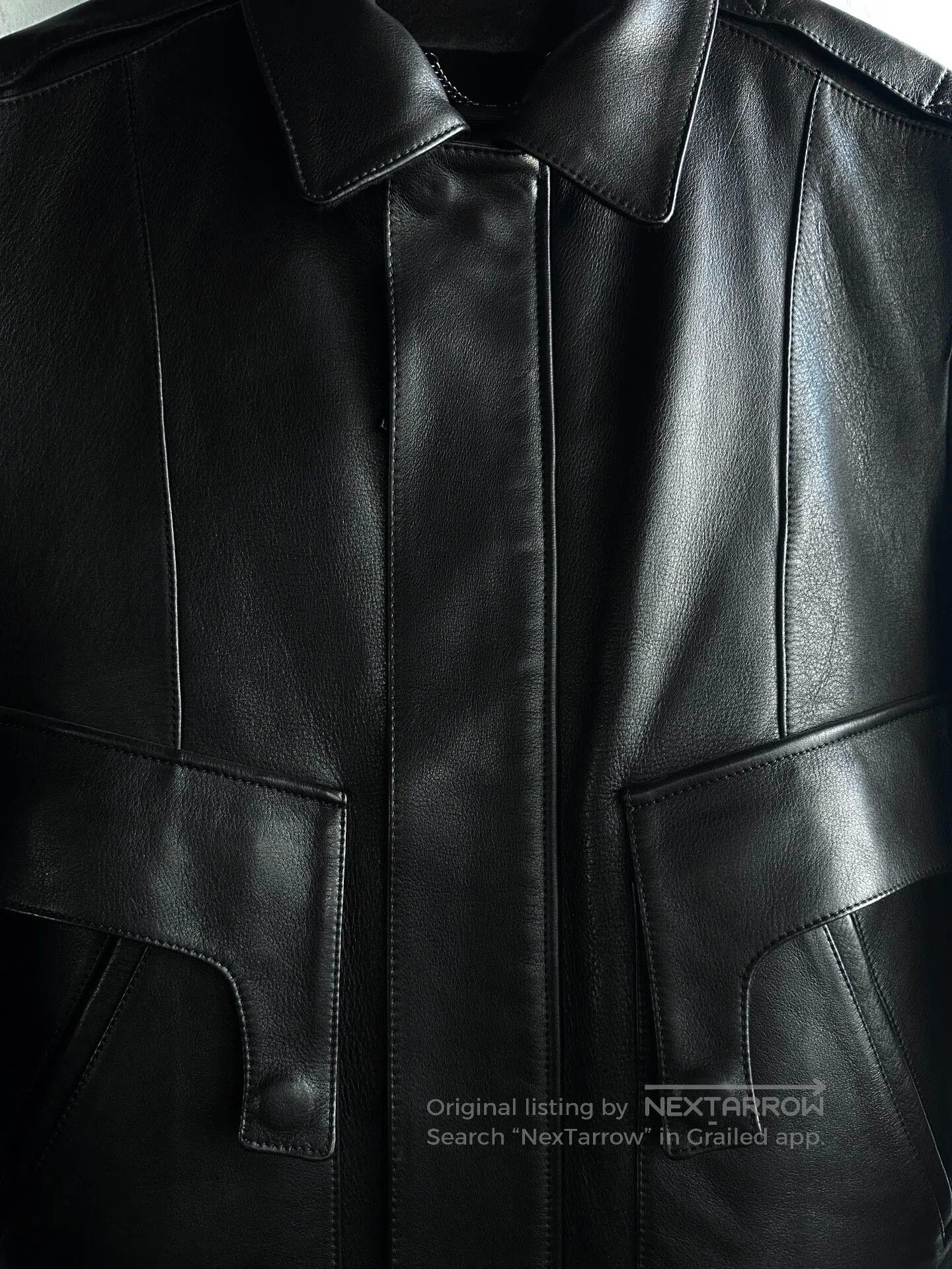 Helmut Lang helmut lang Atypical pocket leather jacket| Size US S / EU 44-46 / 1 - 1 Thumbnail