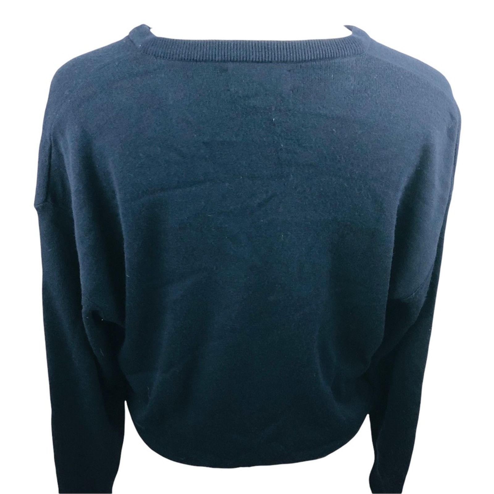 Izod Izod Vintage Pullover Sweater Crest Navy Blue V Neck L USA Size US L / EU 52-54 / 3 - 2 Thumbnail