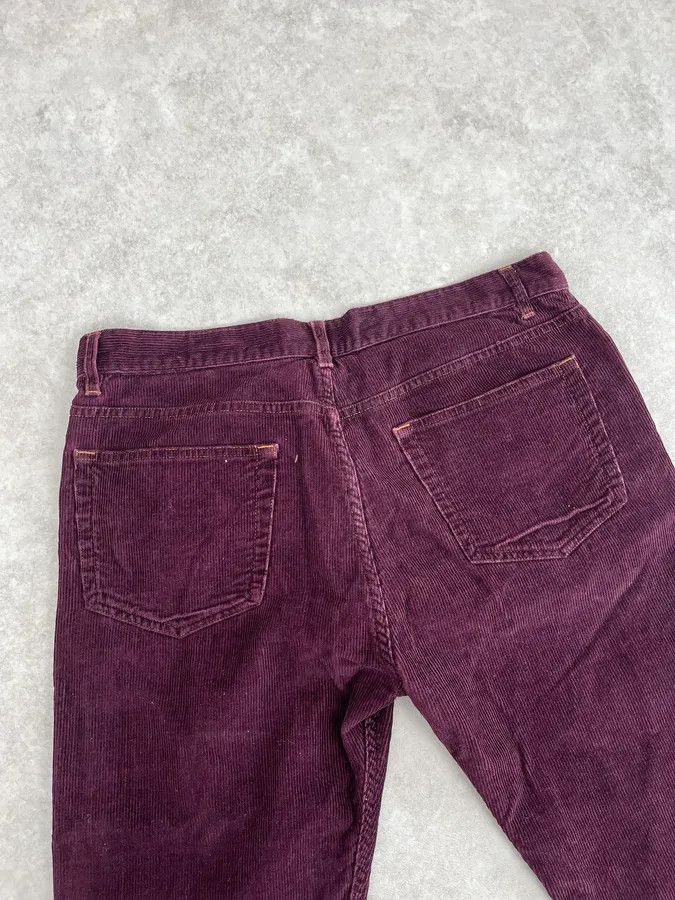 A.P.C. A.P.C. Purple Corduroy Slim Pants Size US 30 / EU 46 - 7 Thumbnail