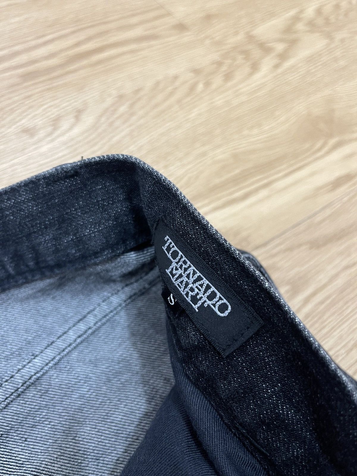 Tornado Mart Tornado Mart Black Washed Flare Denim Size US 30 / EU 46 - 7 Thumbnail