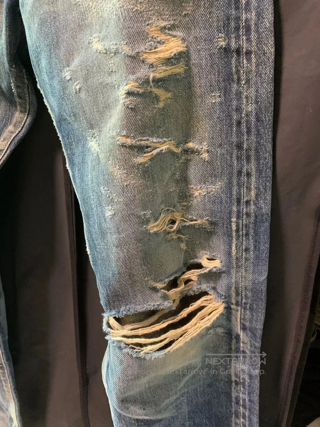 ANACHRONORM stylish raw denim slim fit jeans W30. Size US 30 / EU 46 - 3 Thumbnail