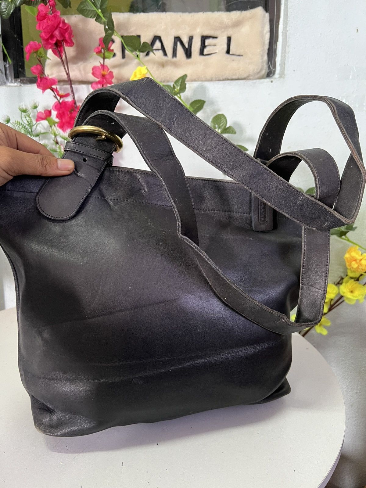 Coach × Vintage Vintage Coach Leather Bag Size ONE SIZE - 4 Thumbnail