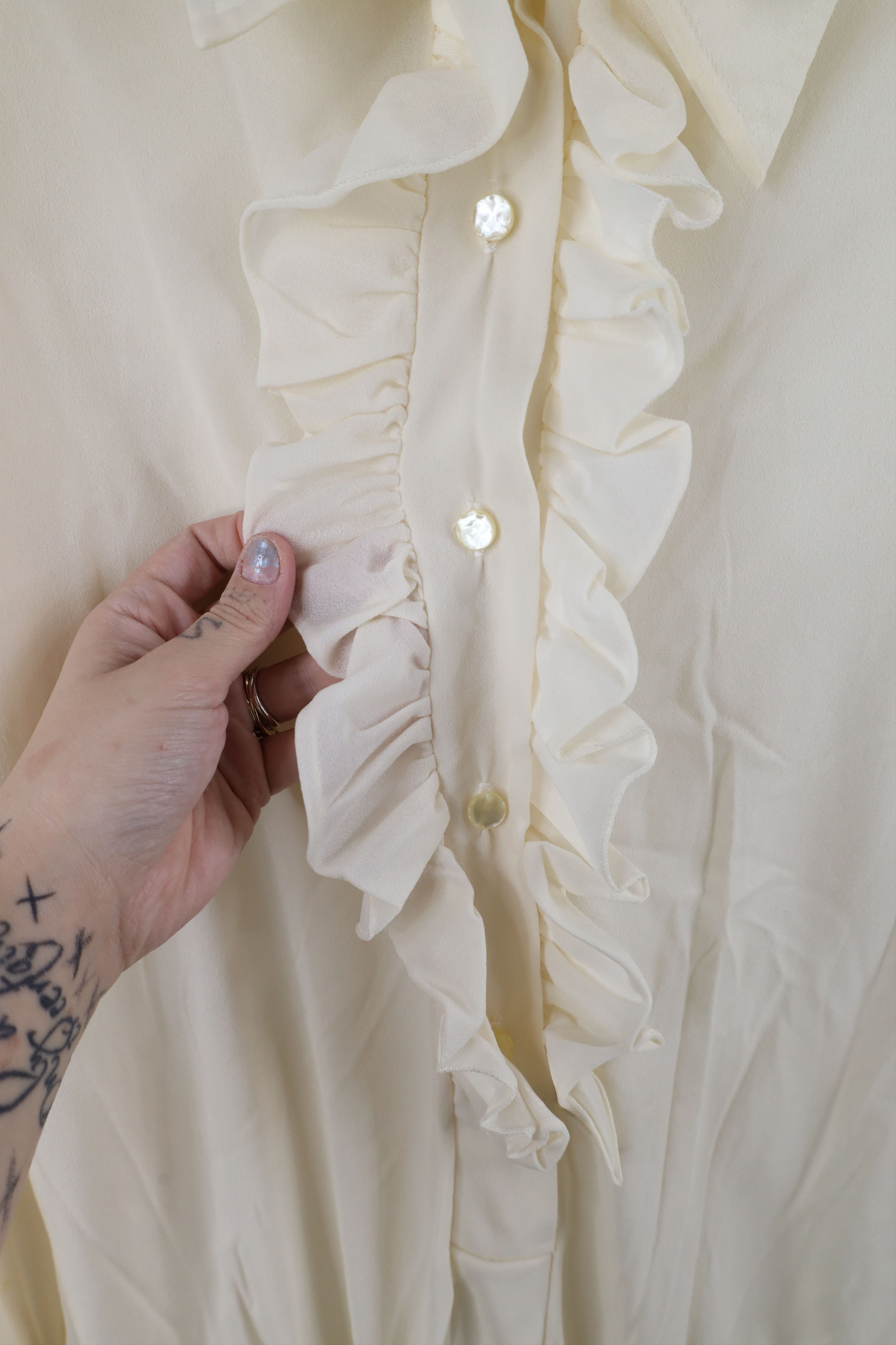 Vintage Vintage 50s 60s Streetwear Collared Body Suit Shirt Nylon Size XXL / US 16-18 / IT 52-54 - 9 Thumbnail