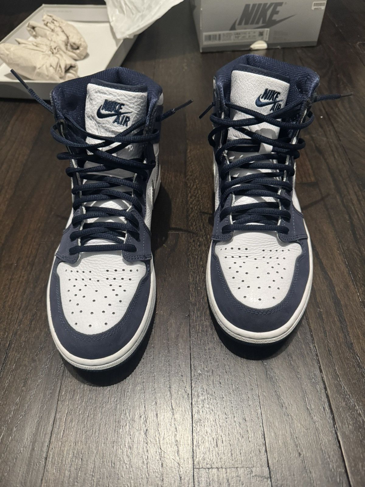 Jordan Brand Jordan 1 High Midnight Navy Retro new condition Size US 10.5 / EU 43-44 - 1 Thumbnail