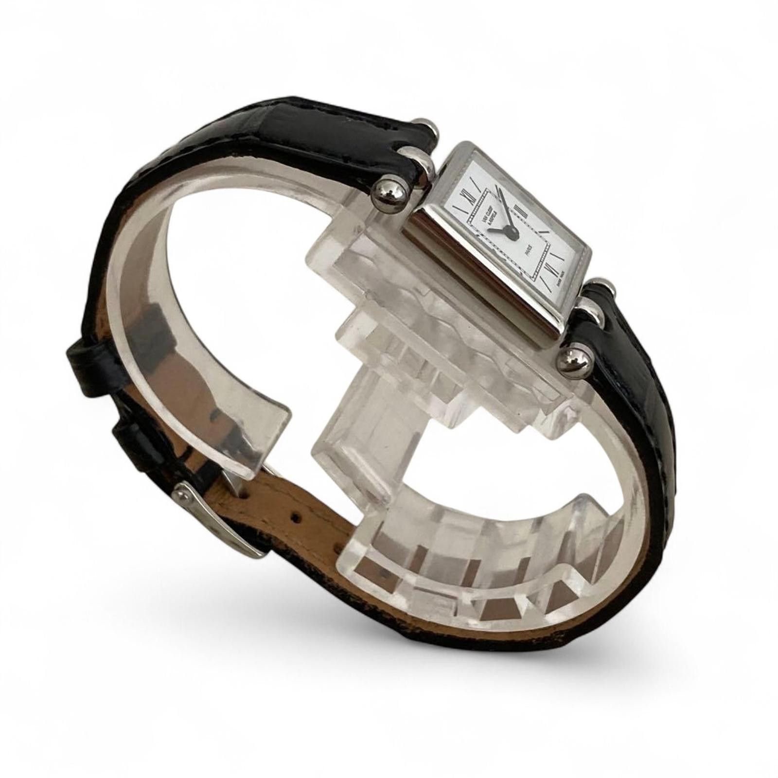 Van Cleef & Arpels Van Cleef & Arpels - Classic Square Dial Wristwatch Croco Size ONE SIZE - 5 Thumbnail