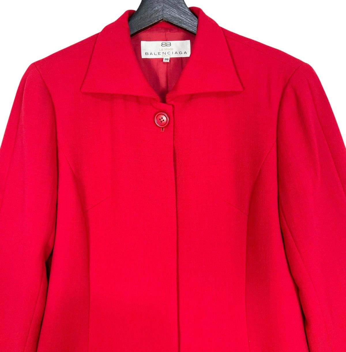 Balenciaga Vintage 90s Balenciaga La Mode Paris Women Coat Size M / US 6-8 / IT 42-44 - 2 Thumbnail