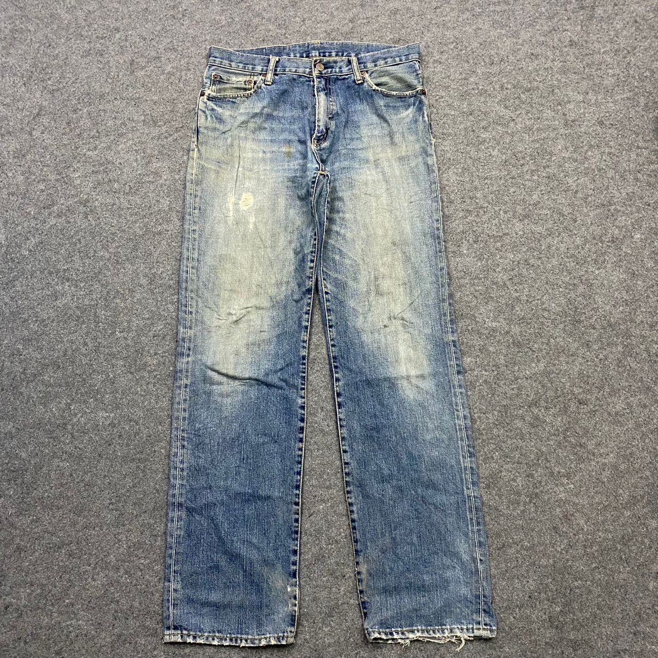 Japanese Brand 💥Best Offer💥Vintage Uniqlo Distressed Denim Size US 34 / EU 50 - 1 Thumbnail