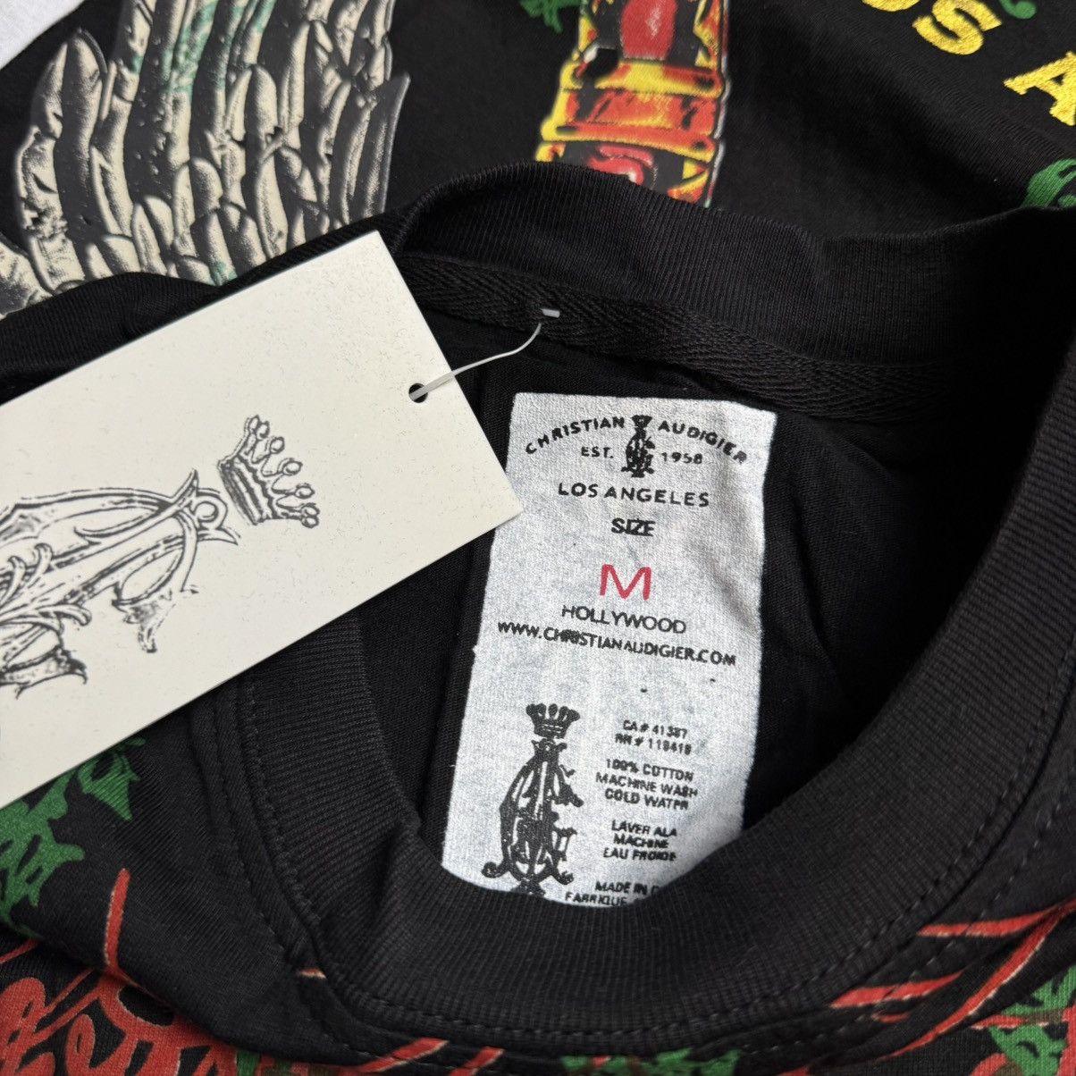 Christian Audigier NEW Christian Audigier Vintage Longsleeve T Shirt Size US M / EU 48-50 / 2 - 8 Thumbnail