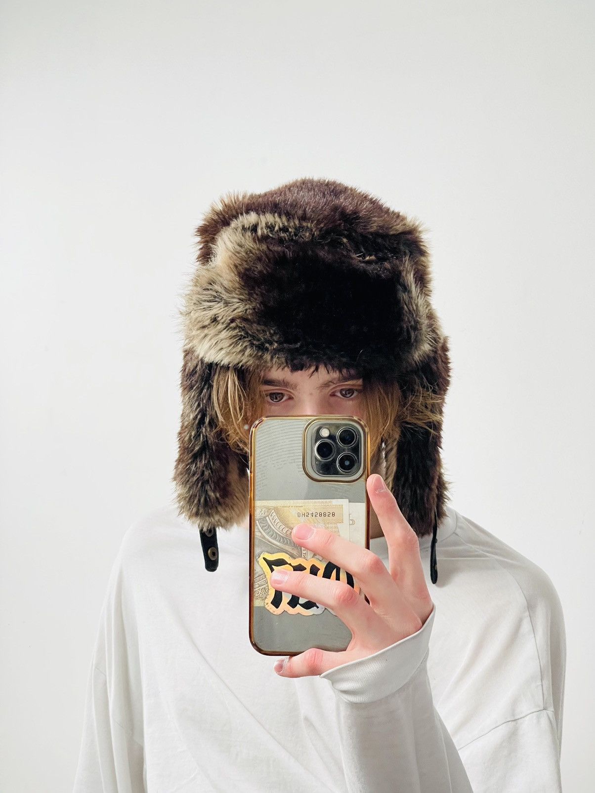 Hysteric Glamour Vintage fuzzy mohair japanese ushanka hat avant garde Size ONE SIZE - 2 Thumbnail