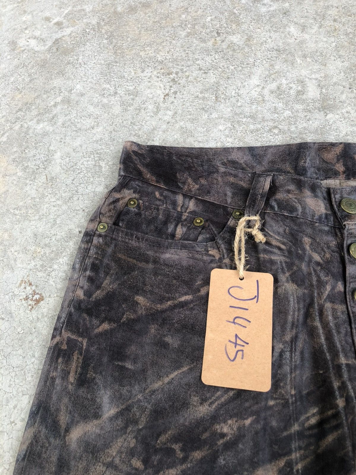 Tornado Mart Tornado Mart Flared Jeans Wax Jeans Fullprint Size US 31 - 15 Thumbnail