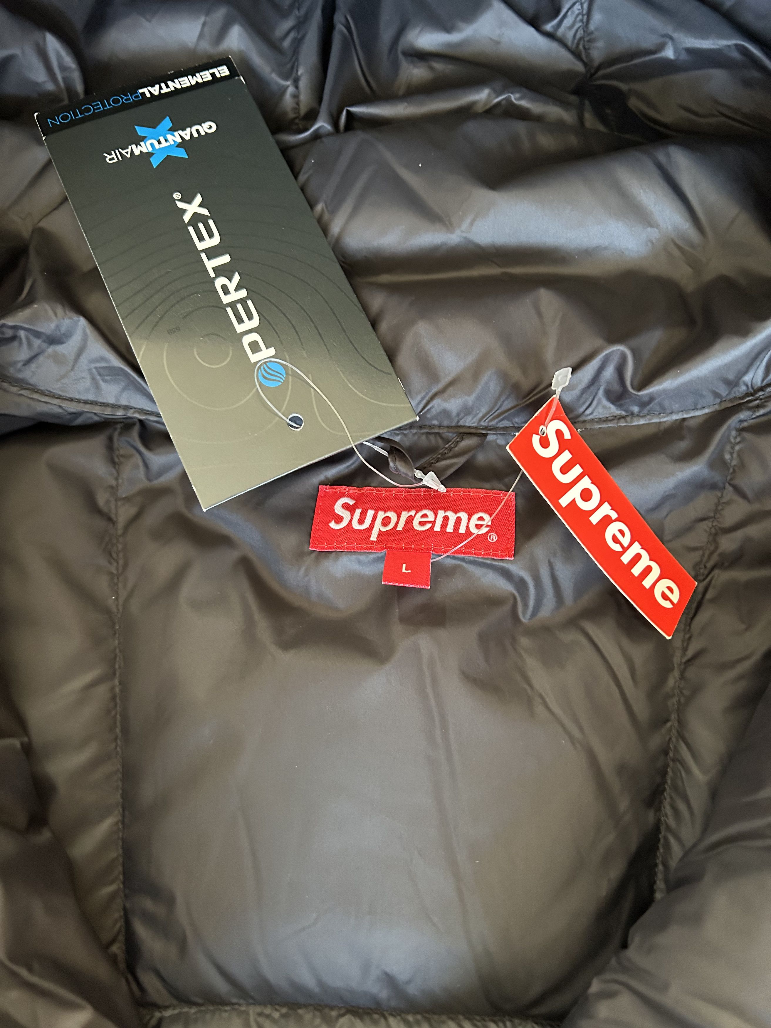 Supreme Supreme Micro Down Half Zip Hooded Puffer Coat Size US L / EU 52-54 / 3 - 4 Thumbnail