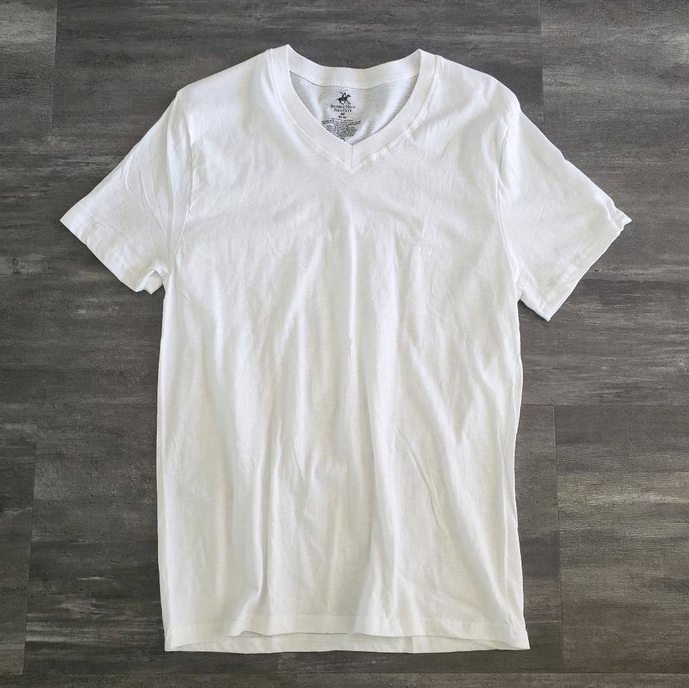 Beverly Hills Polo Club White BHPC Vneck M Bundle Size US M / EU 48-50 / 2 - 1 Thumbnail