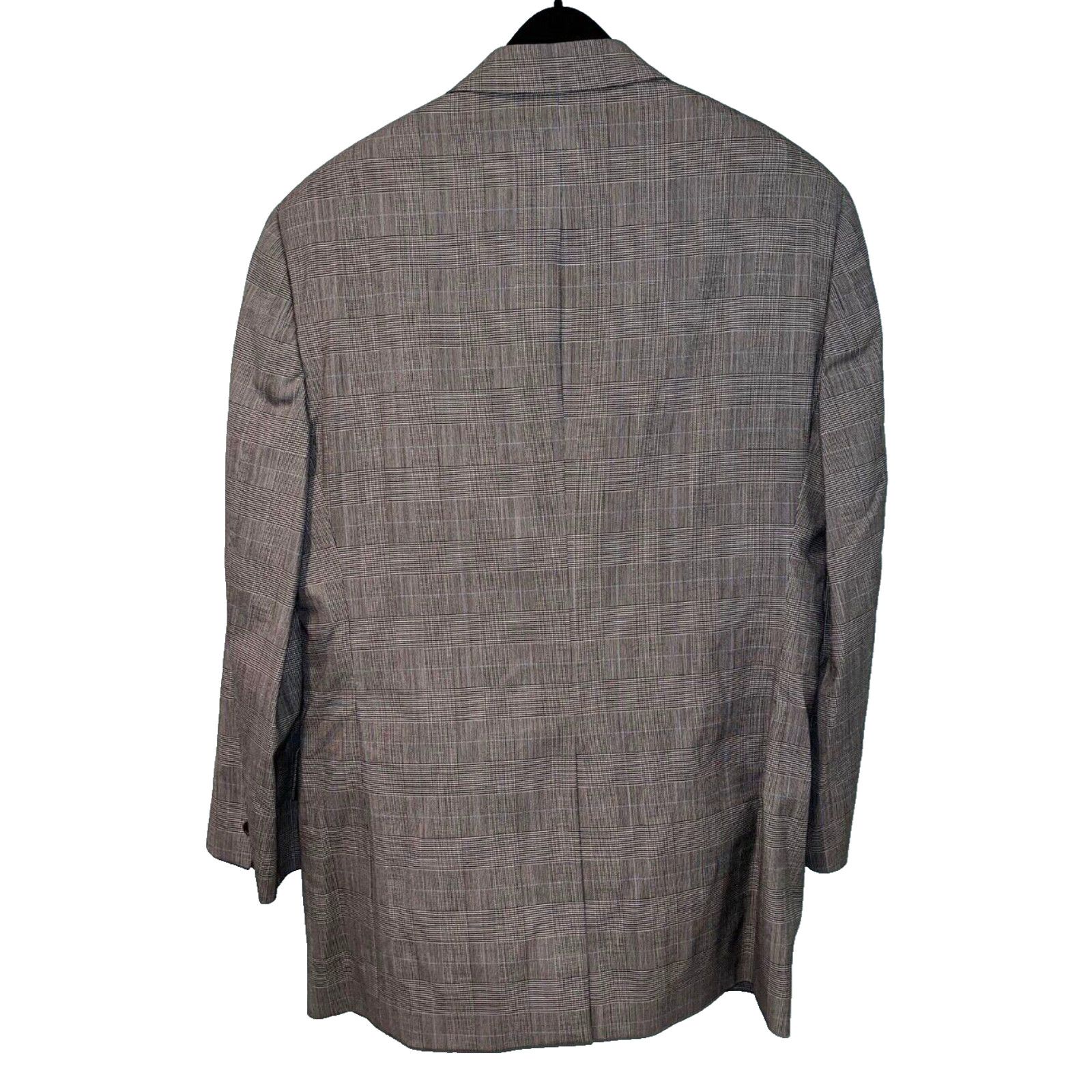 Brooks Brothers Brooks Brothers Gray Blue Plaid Wool Blazer Sport Coat 40R Size 40R - 4 Thumbnail