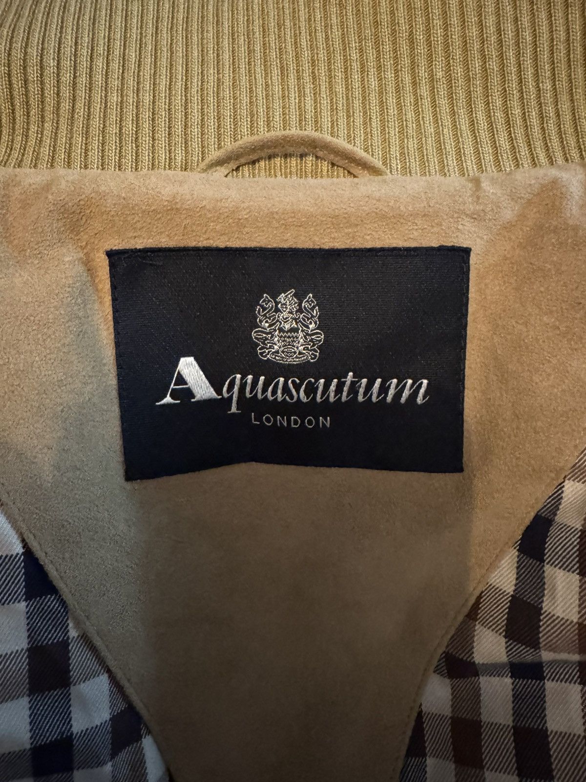 Aquascutum Aquascutum Suede Bomber (made in japan) Size US S / EU 44-46 / 1 - 2 Thumbnail