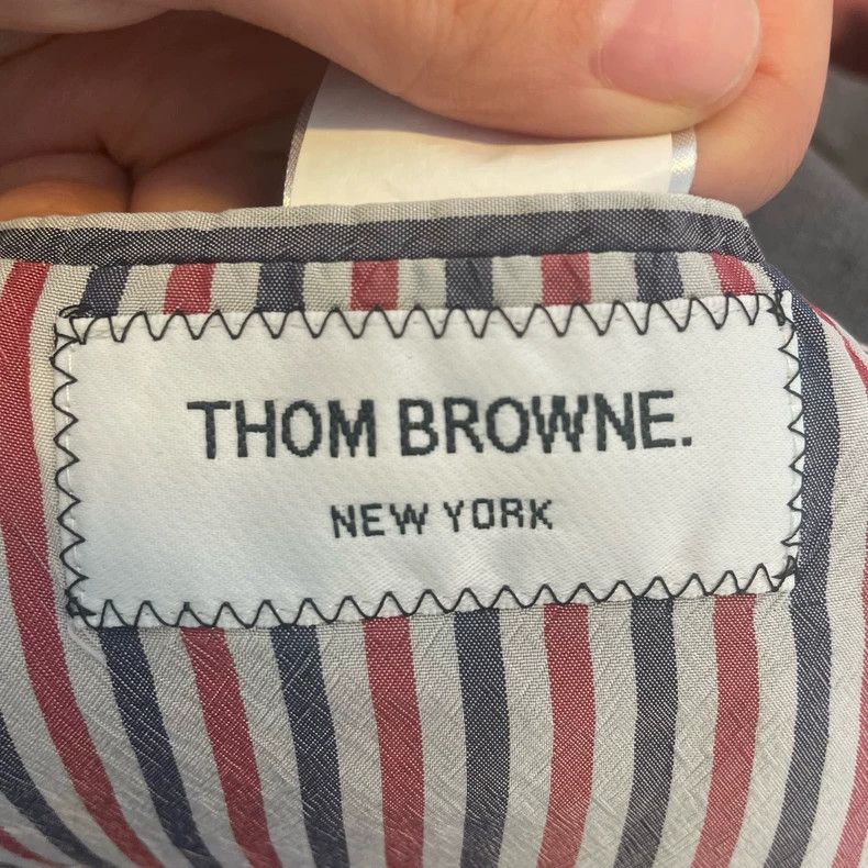 Thom Browne Thom Browne size4 Grey pilot jacket Size US XL / EU 56 / 4 - 4 Thumbnail