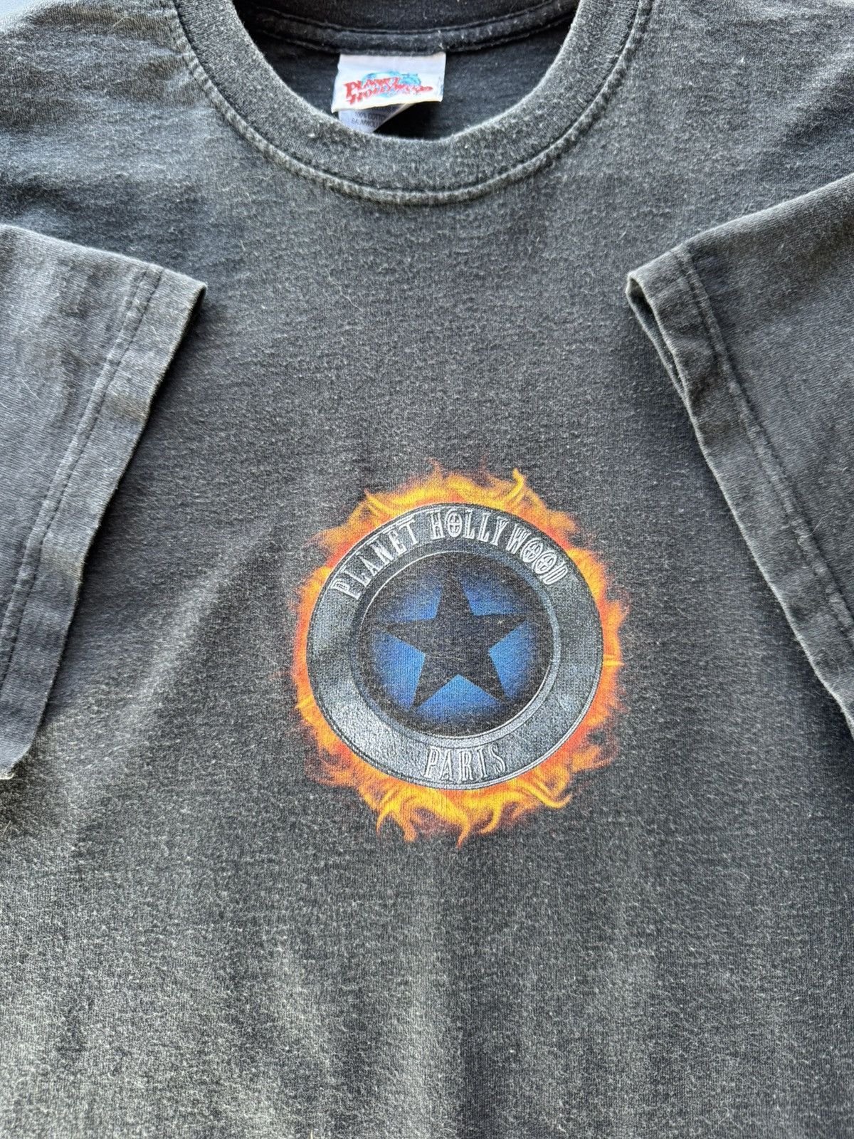 Planet Hollywood VTG 90s Planet Hollywood Biker Printed T Shirt Size US M / EU 48-50 / 2 - 4 Thumbnail