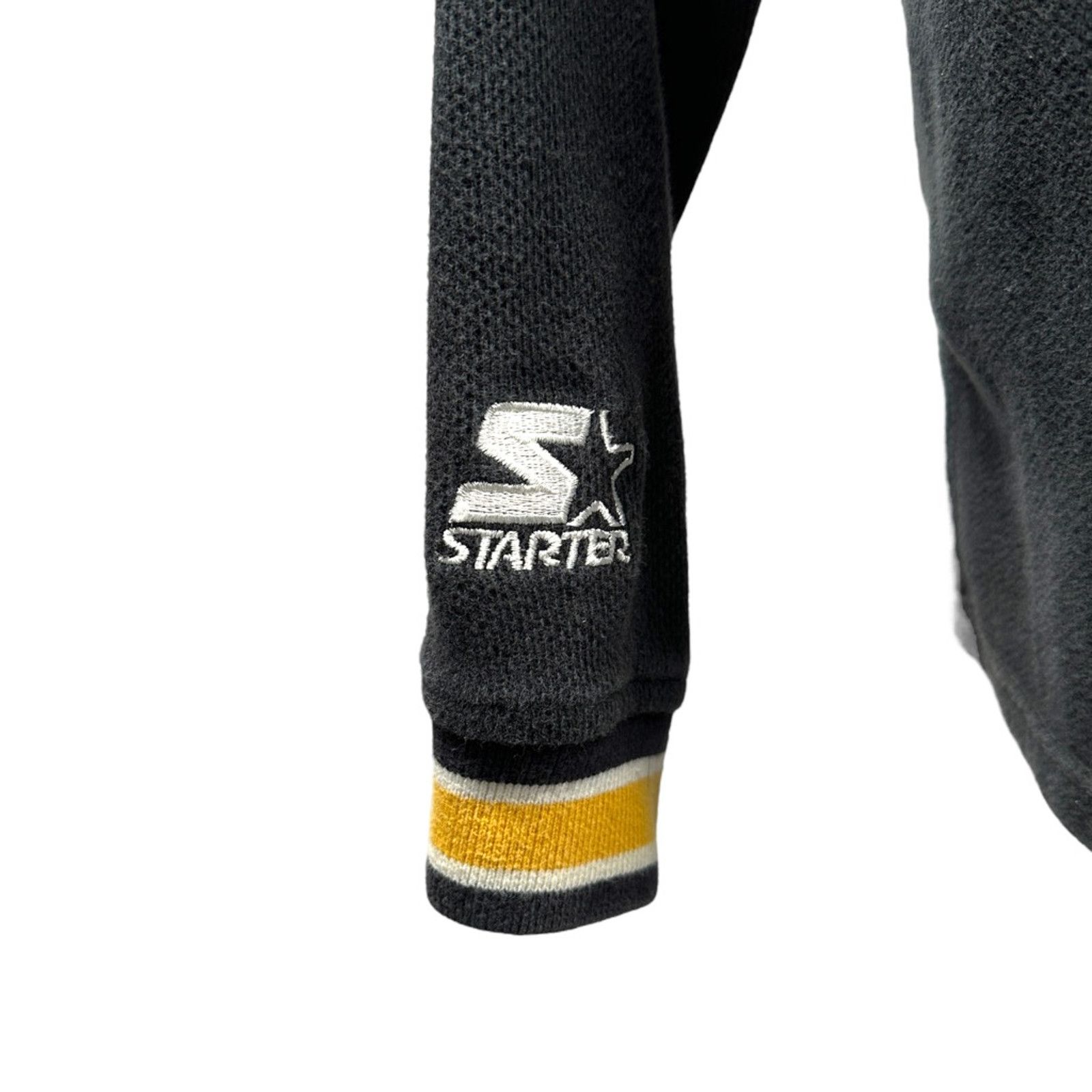 Starter Steelers Starter Pro Line 1/4 Zip Shirt Vintage Black XL Size US XL / EU 56 / 4 - 4 Thumbnail