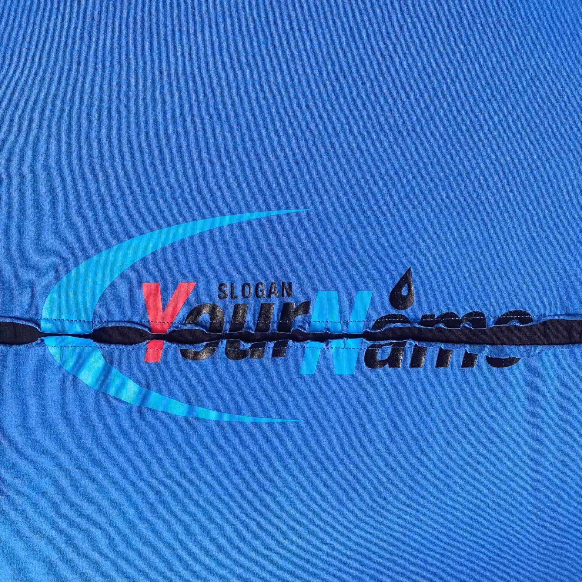 Vetements Vetements 19ss Ripped Black Blue Split 2-Piece T-Shirt XS Size US XS / EU 42 / 0 - 4 Thumbnail