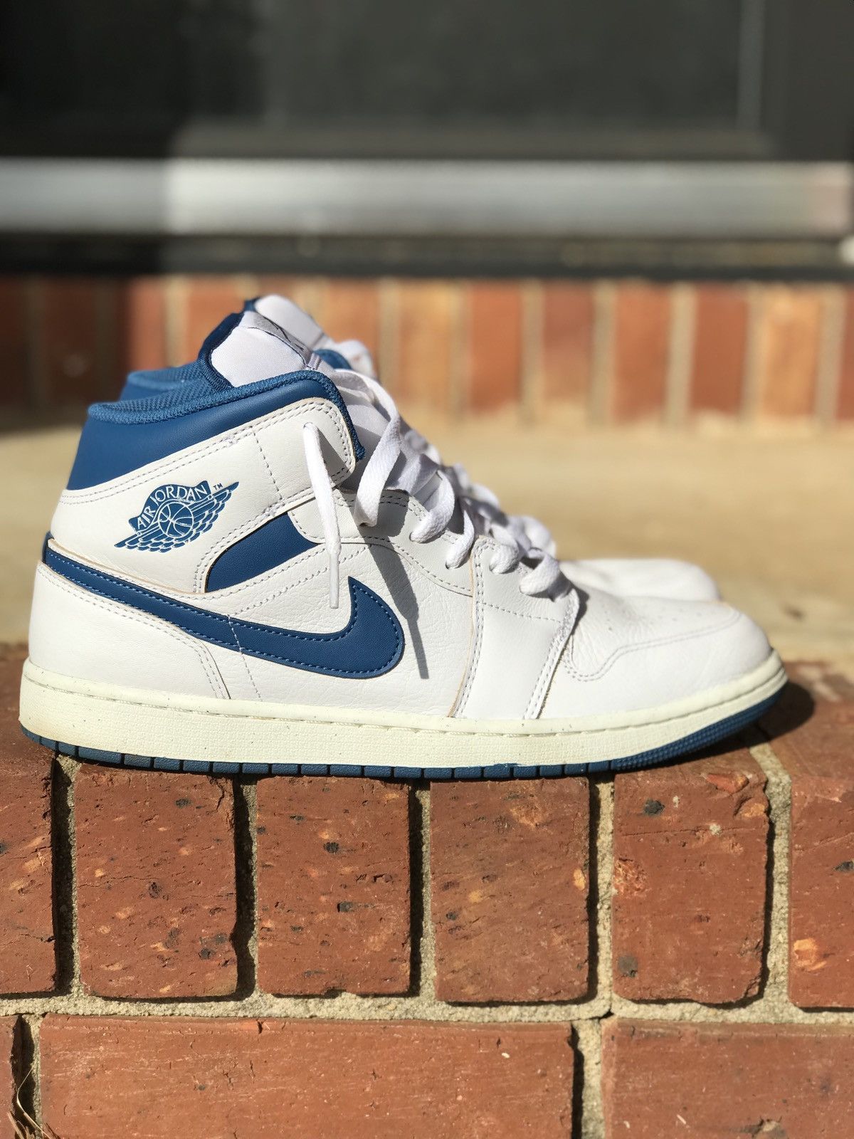 Jordan Brand Air Jordan 1 Mid Industrial Blue Size 11 Size US 11 / EU 44 - 1 Thumbnail