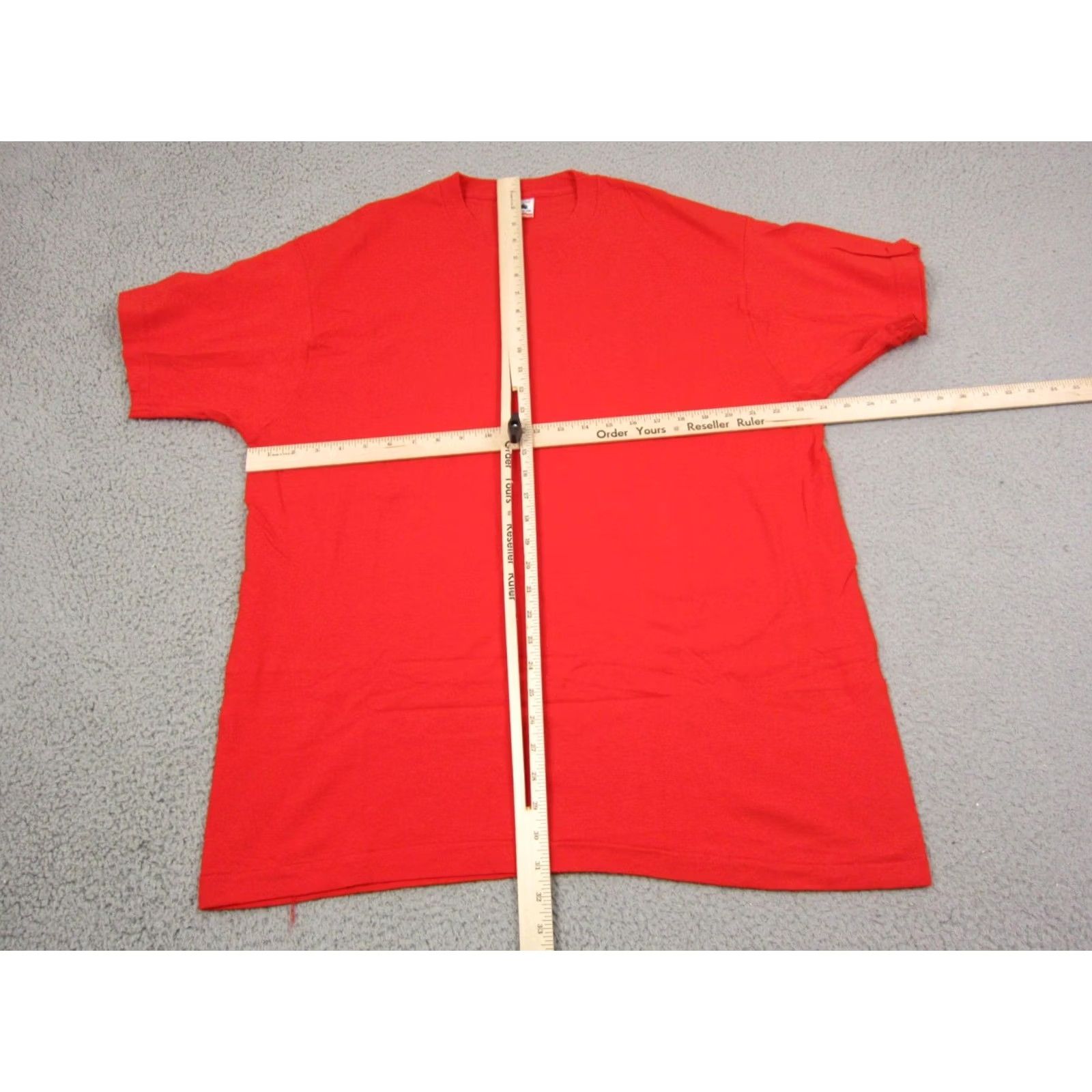 Fruit Of The Loom Fruit of the Loom Shirt Mens 2XL Red Vintage T-Shirt Crew Neck Short Sleeve Knit Cotton 90s Outdoor Mens VINTAGE Size US XXL / EU 58 / 5 - 5 Thumbnail