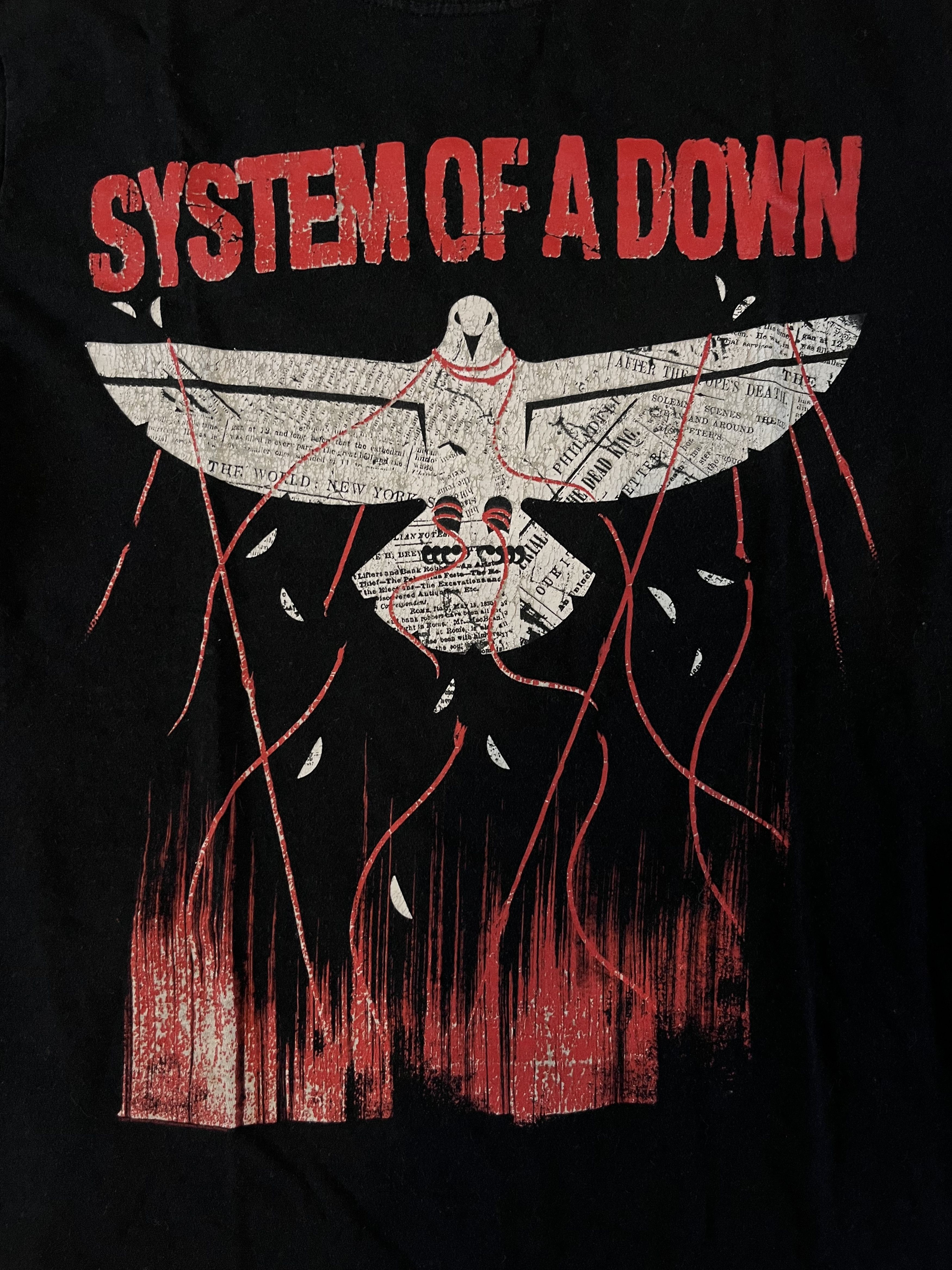 Band Tees Vintage System of a Down SOAD America Eagle Size US M / EU 48-50 / 2 - 4 Thumbnail