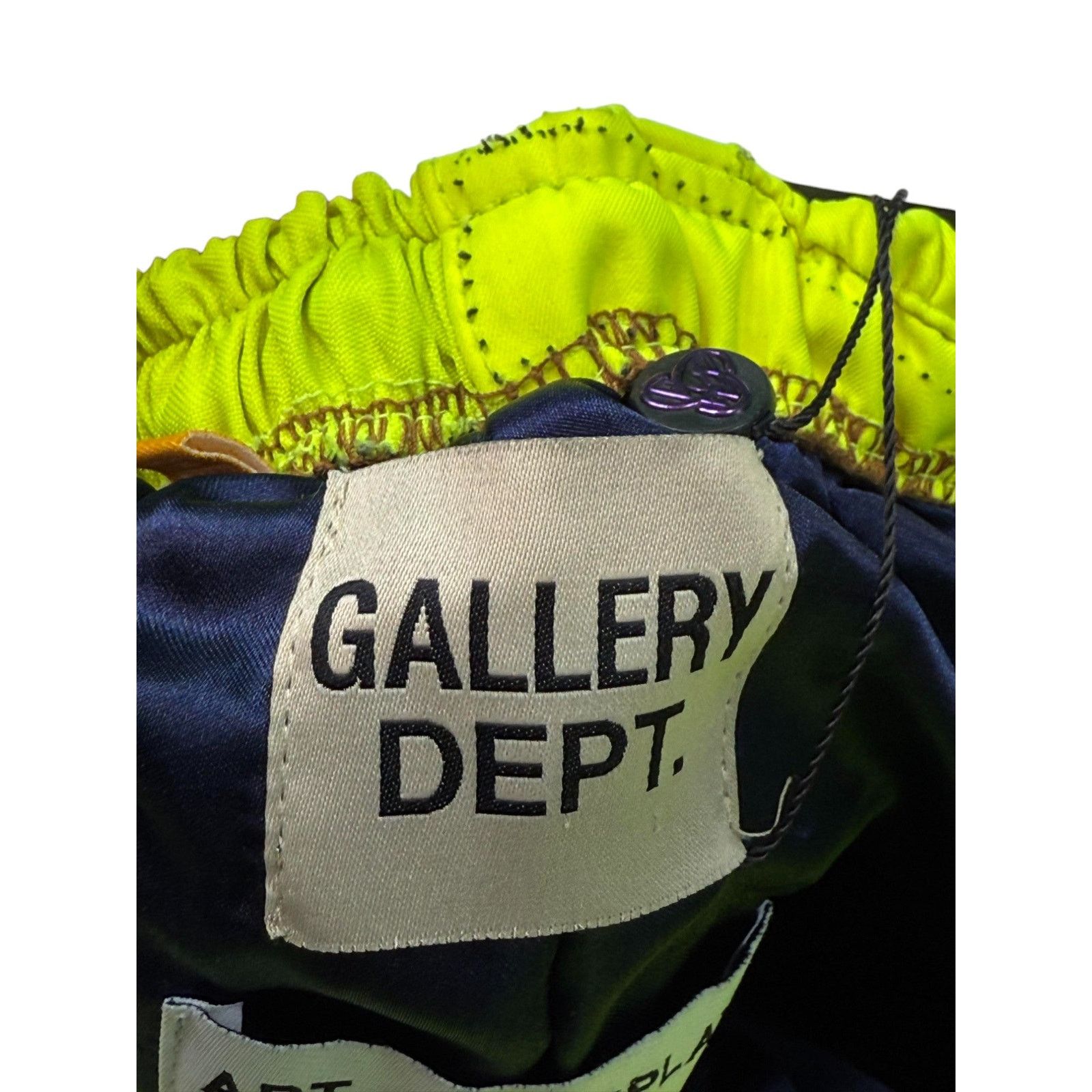Gallery Dept. Gallery Dept Neon Yellow Reflective Shorts Size 28" / US 6 / IT 42 - 4 Thumbnail