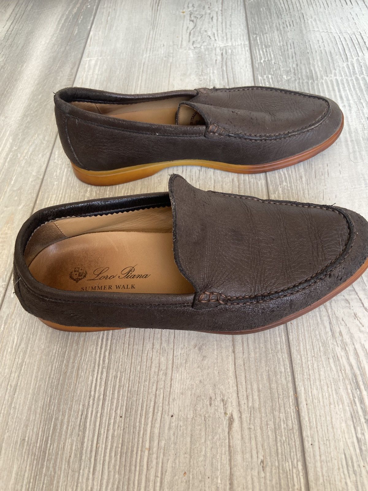 Loro Piana Loro Piana Summer Walk Leather Loafer Size US 9 / EU 42 - 5 Thumbnail