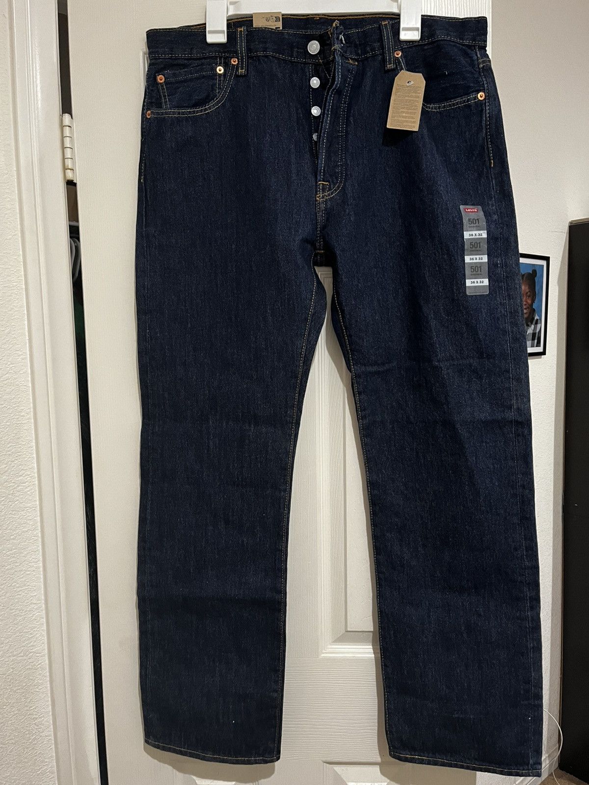 Levi's Levi’s 501 Denim Jeans 36x32 Brand New Size US 36 / EU 52 - 1 Thumbnail