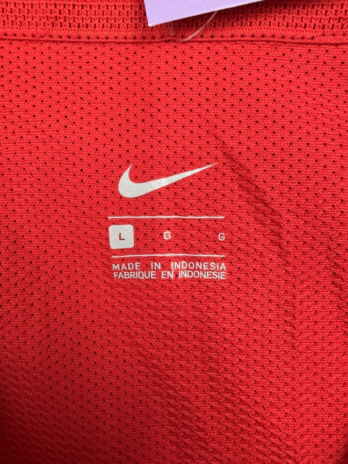Nike Nike Men Nylon Hooded Windbreaker Red/Black Size L Size US L / EU 52-54 / 3 - 8 Thumbnail
