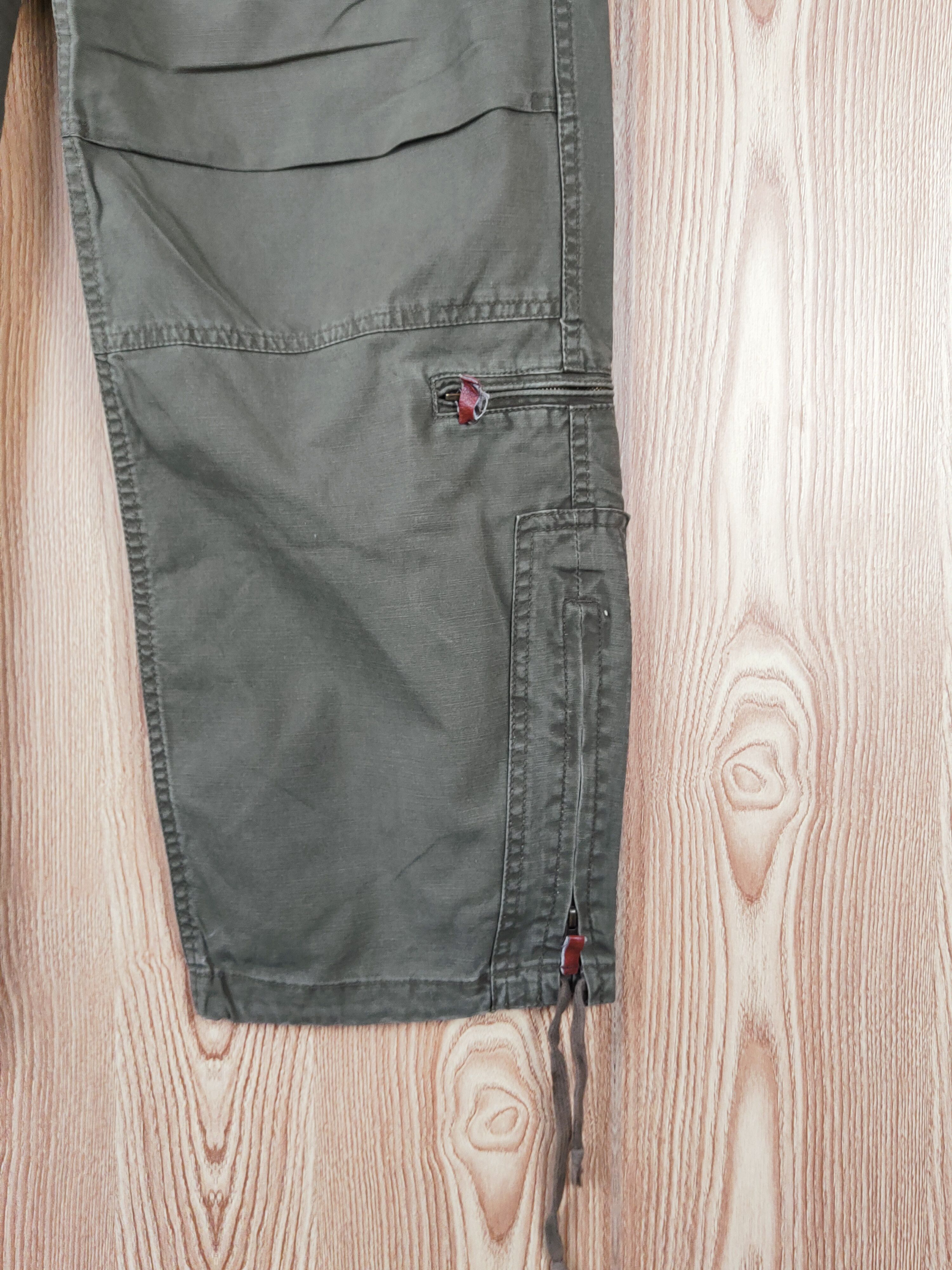 Global Work × Vintage Vintage Global Work Olive Multi Tactical pocket Cargo Pants Size US 36 / EU 52 - 6 Thumbnail