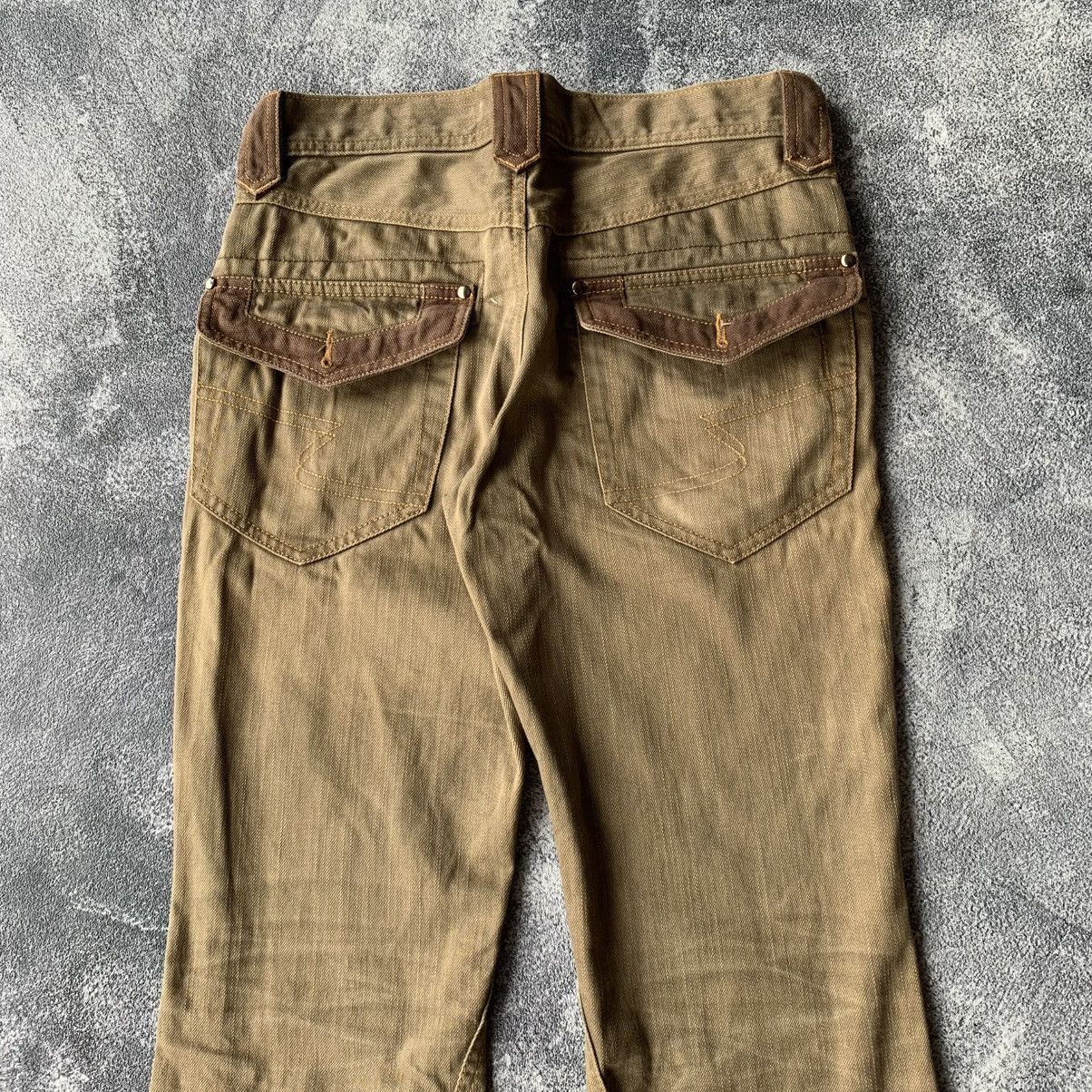 Japanese Brand SS07 Semantic Design Japan Spiral Flare Jeans Size US 30 / EU 46 - 8 Thumbnail